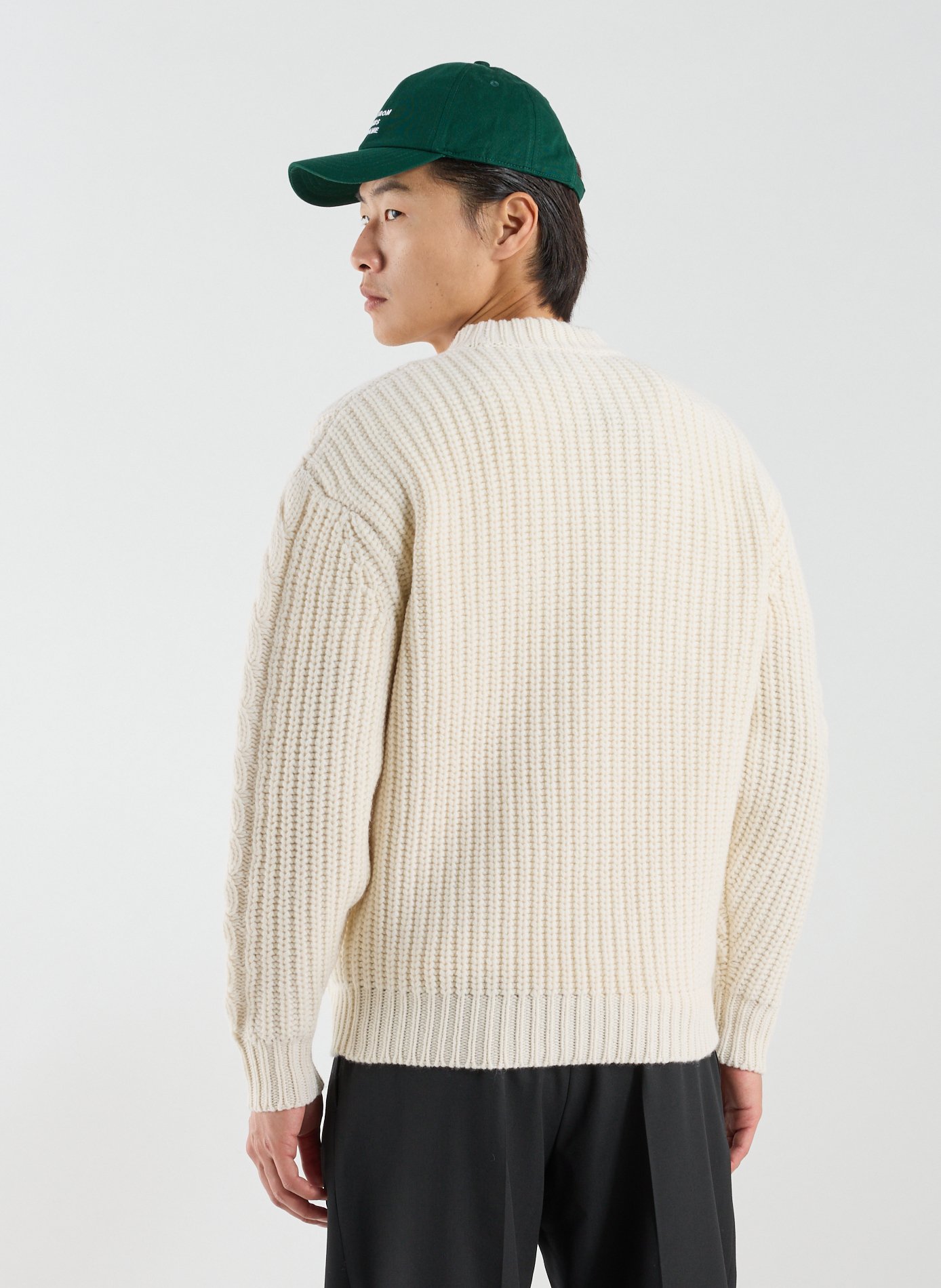 Pull La Maille torsadée DROLE DE MONSIEUR Beige