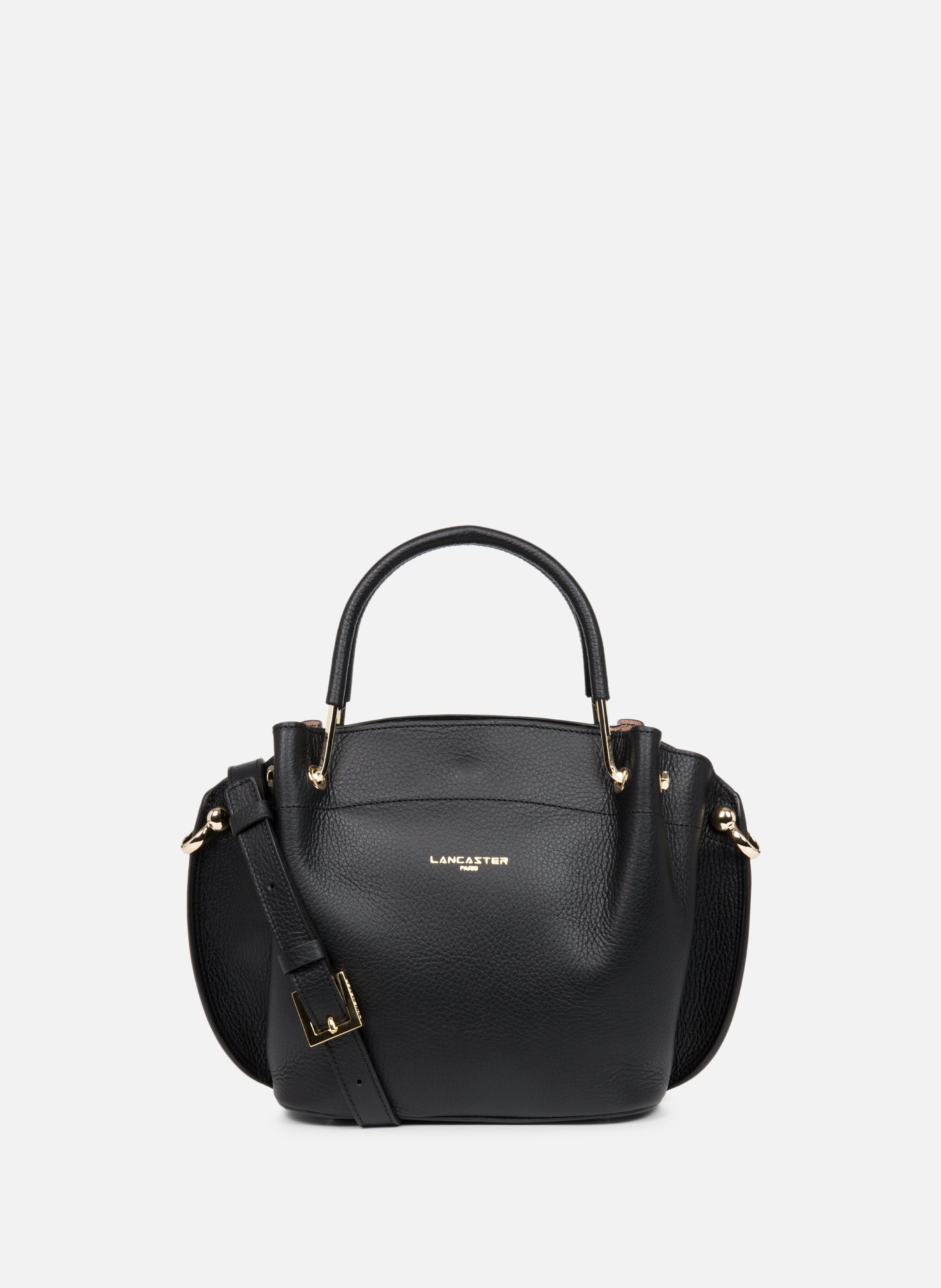LANCASTER M handbag - Foulonné Double Black