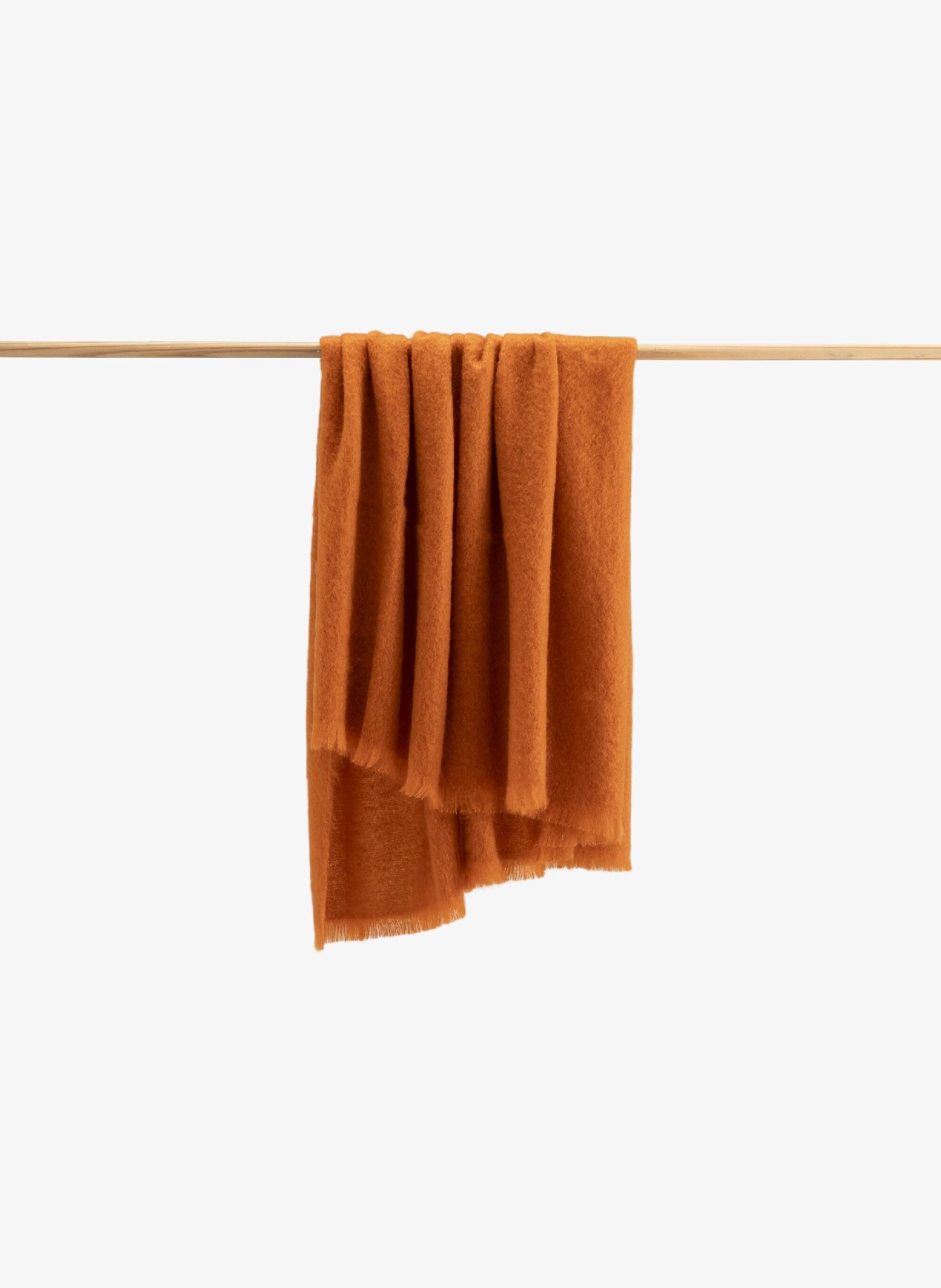 Plaid mohair CINNA Orange