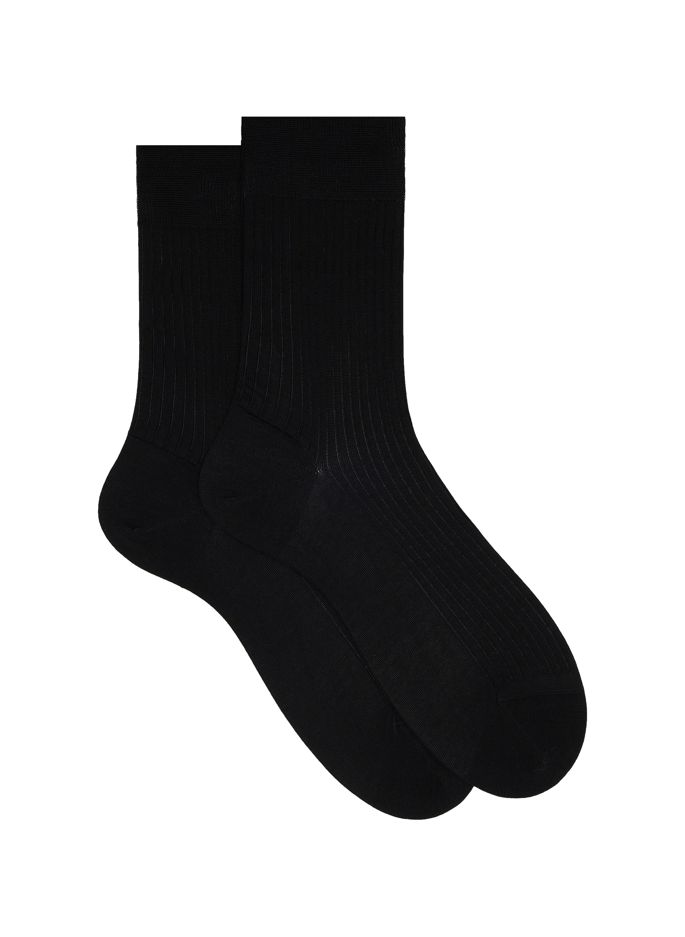 Chaussettes côtelées en coton DORÉ DORÉ Noir