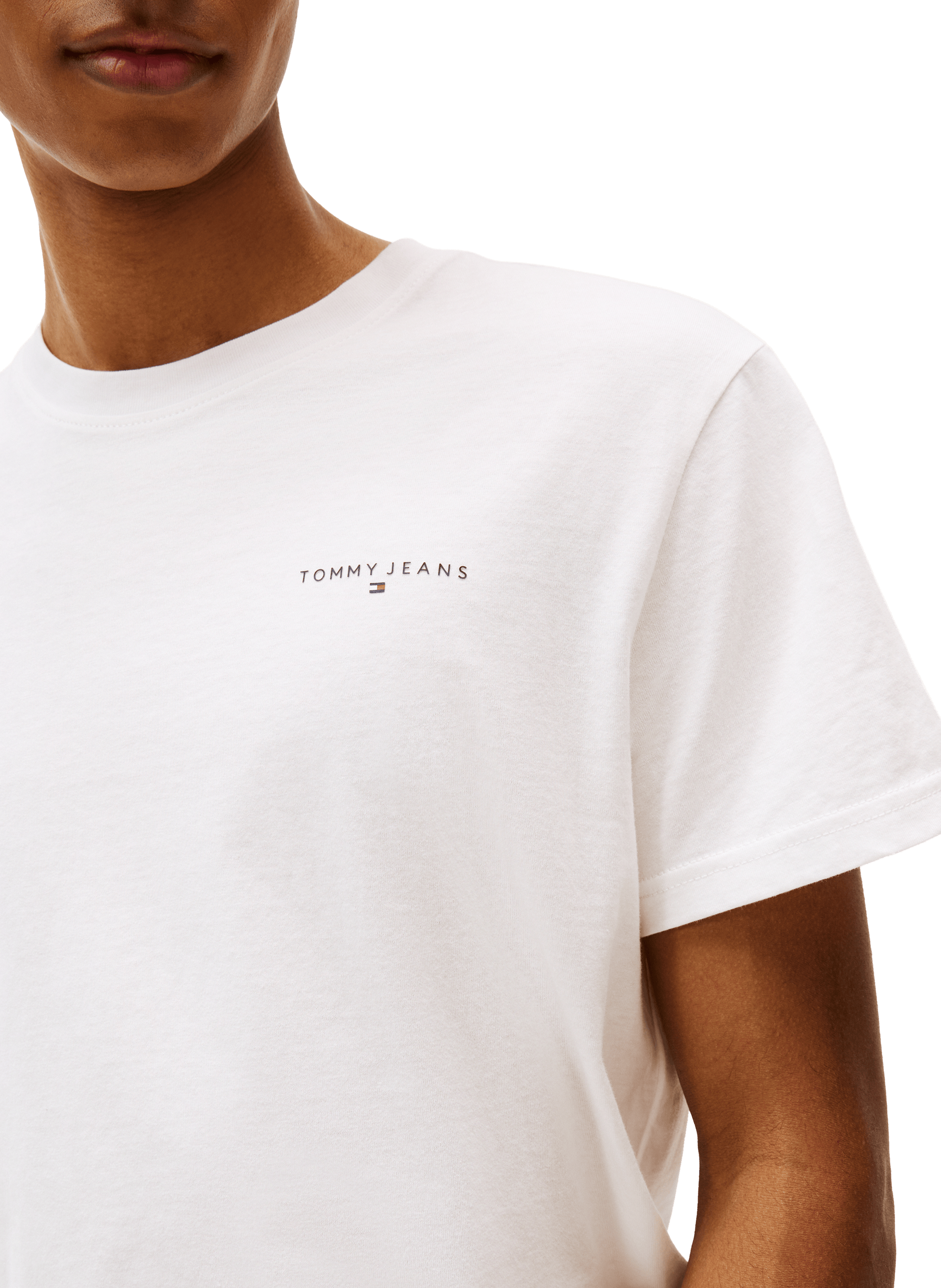 Straight-fit cotton T-shirt TOMMY HILFIGER White