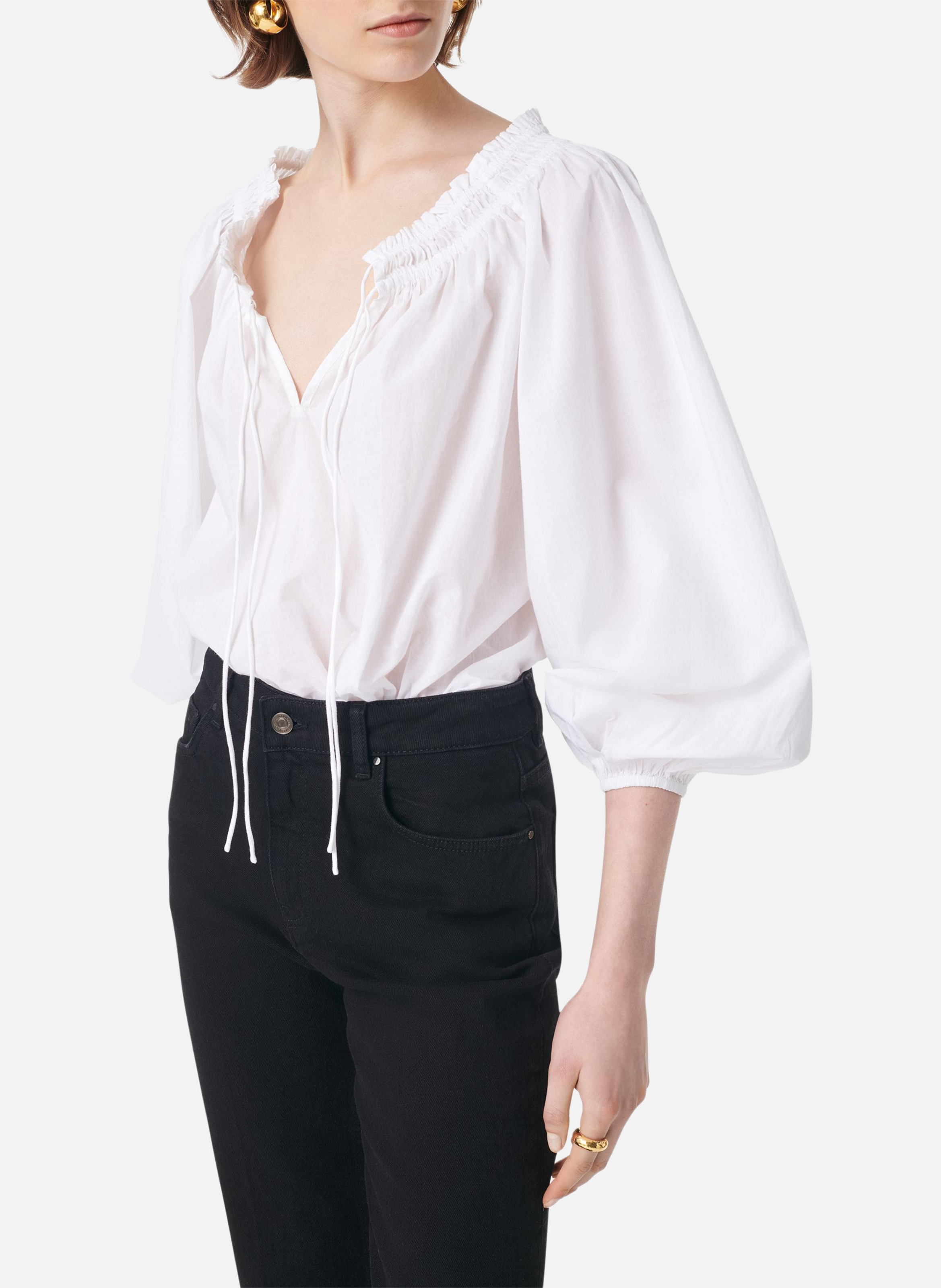Blouse enya VANESSA BRUNO Blanc