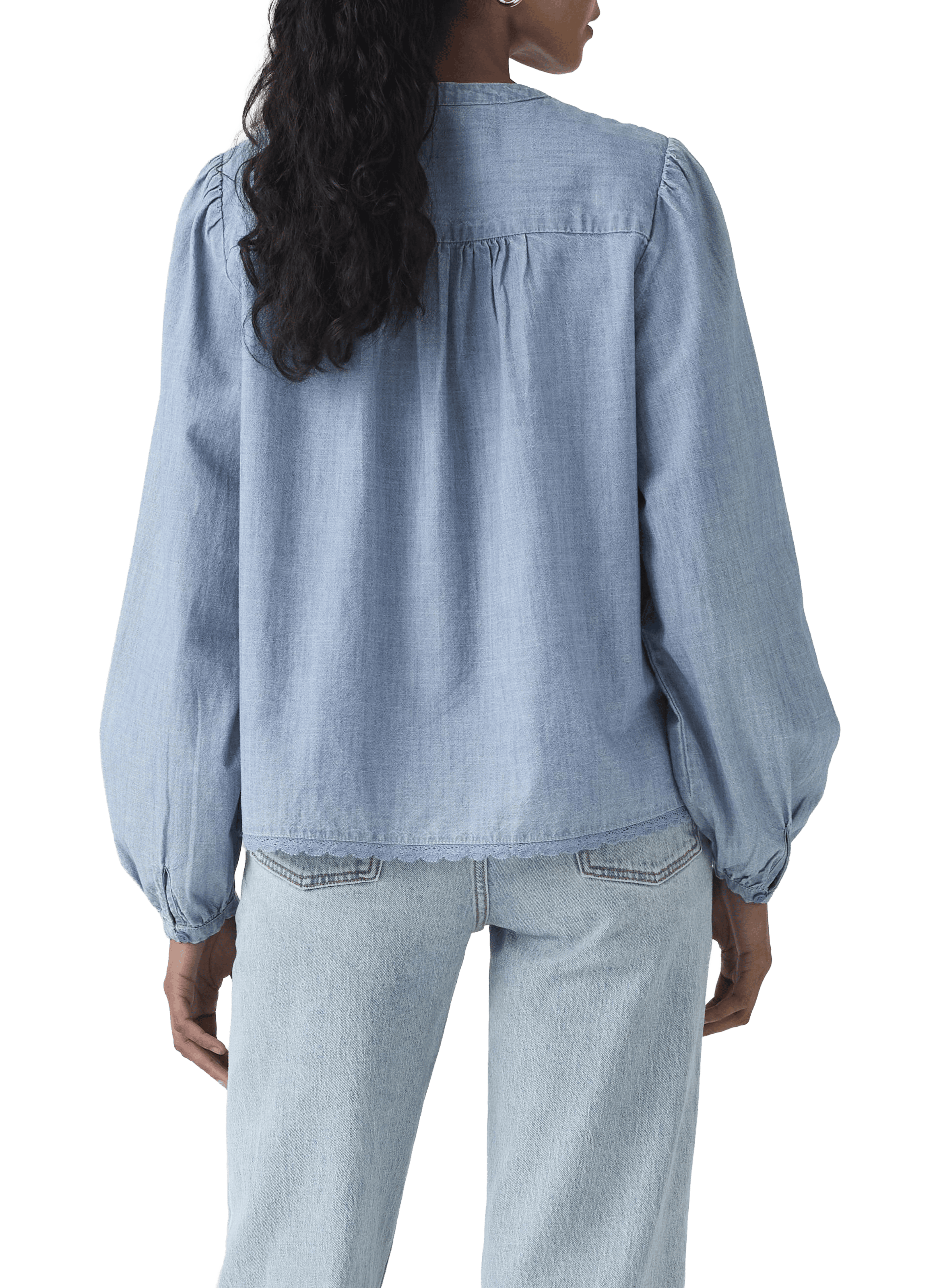 Cleo long-sleeved cotton blouse LEVI'S Blue