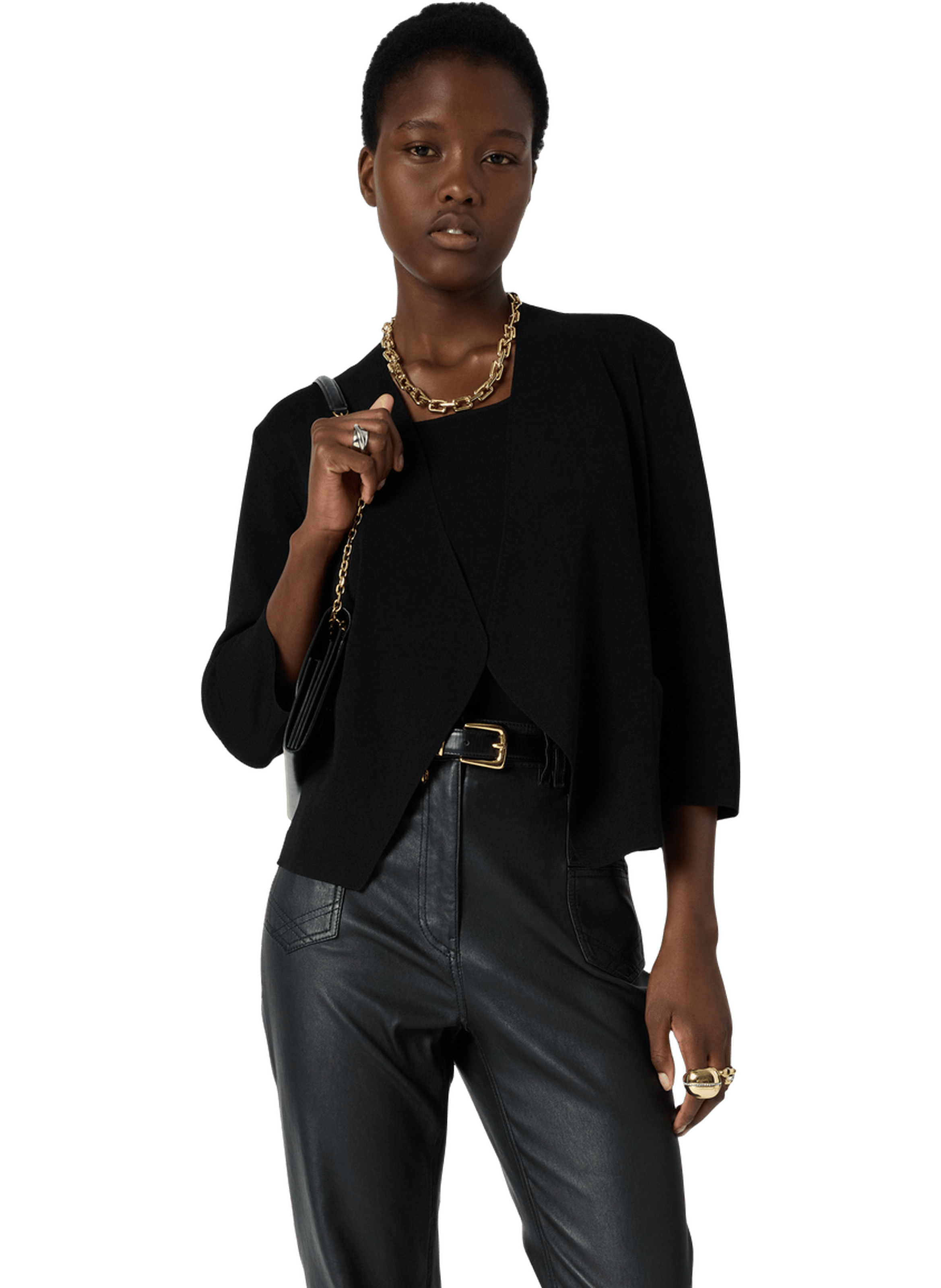 Gilet en microfibre - lynaya GERARD DAREL Noir