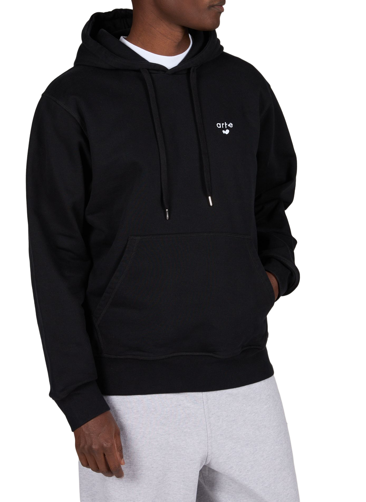 Sweat à capuche en coton ARTE ANTWERP Noir