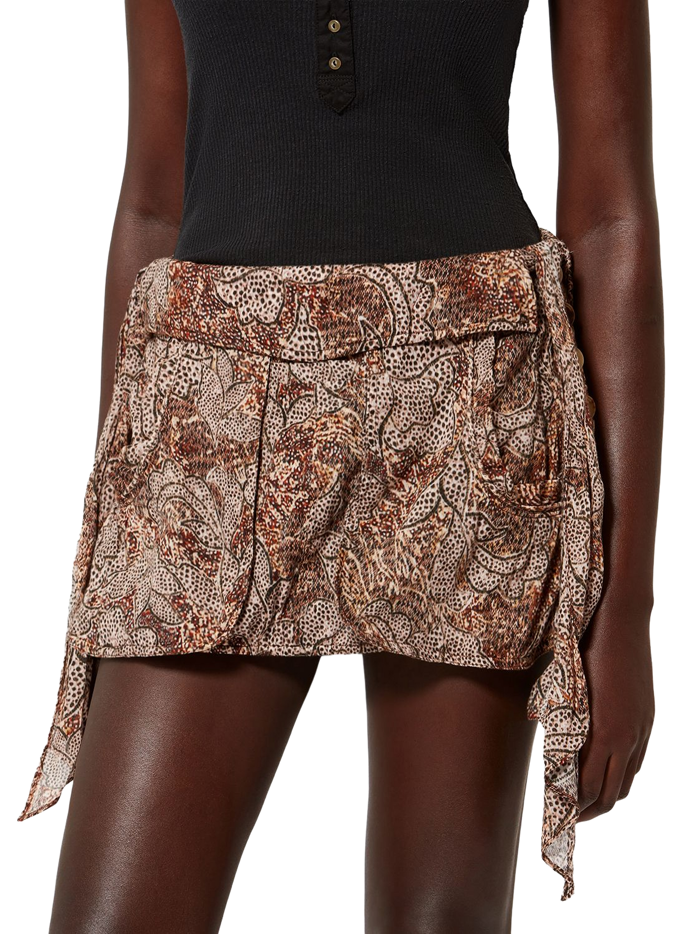 Kurzer Rock Coralie aus Baumwollvoile ISABEL MARANT Weiss