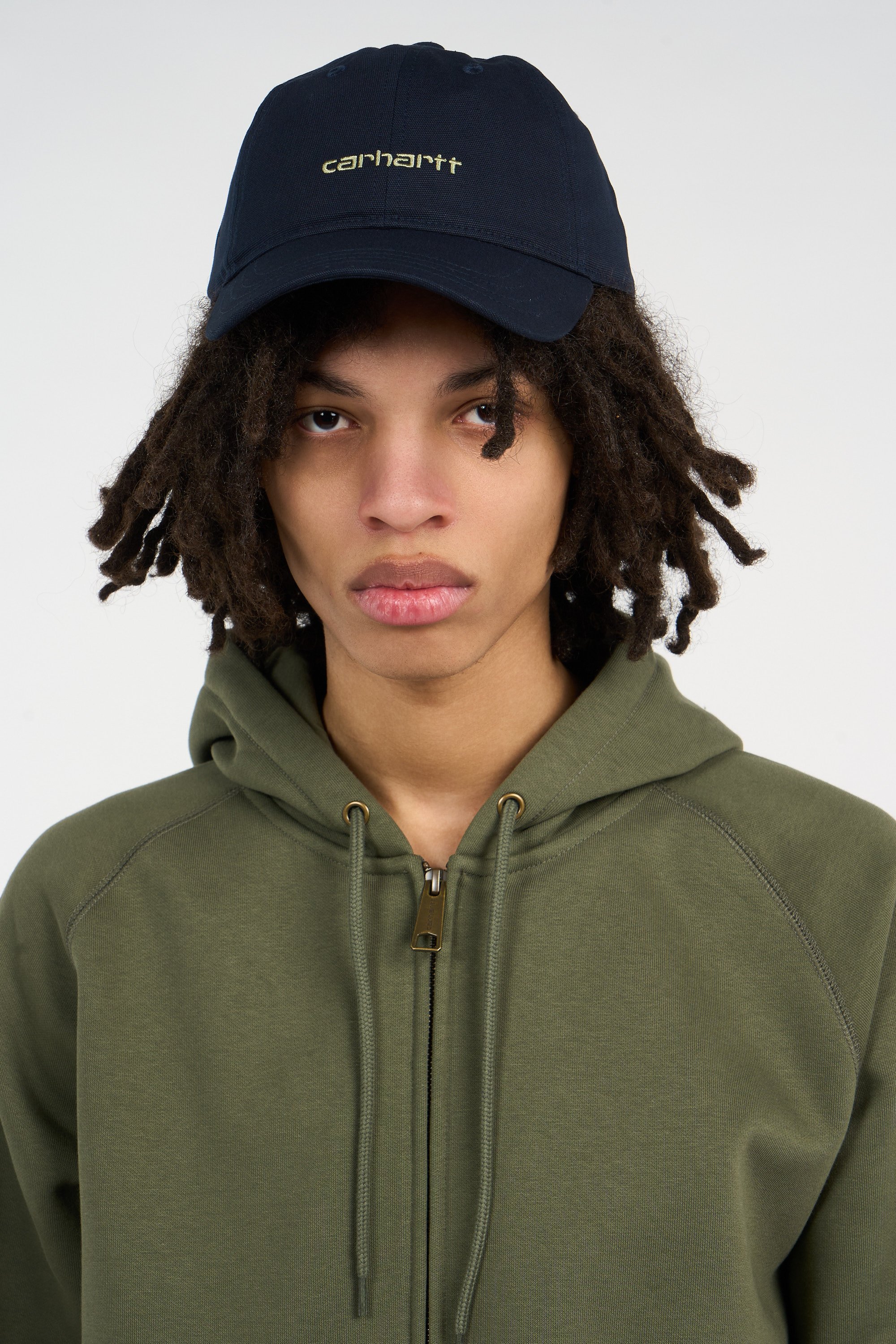 Casquette canvas script CARHARTT WIP Bleu