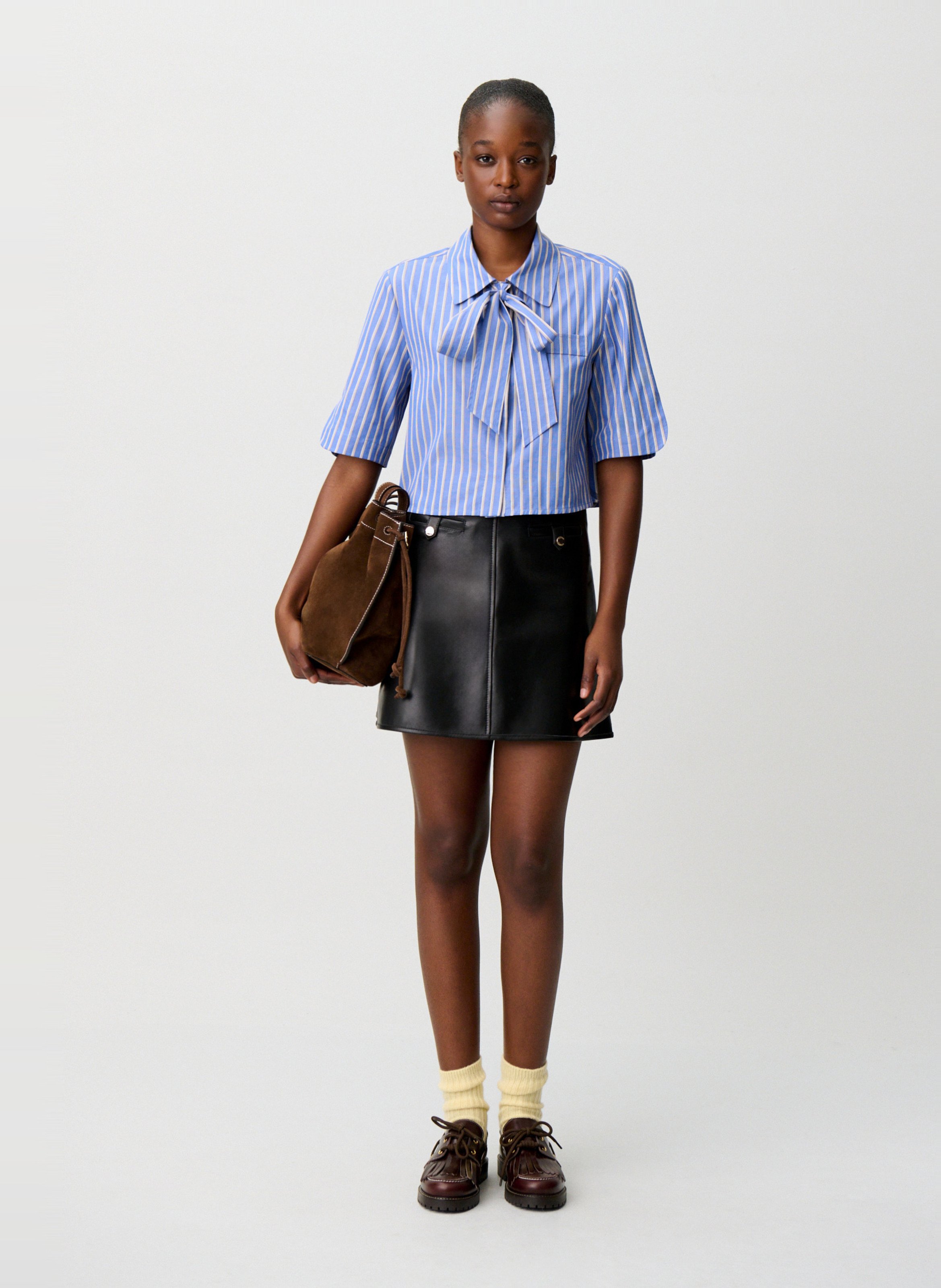 Chemise droite en coton CLAUDIE PIERLOT Multicolore