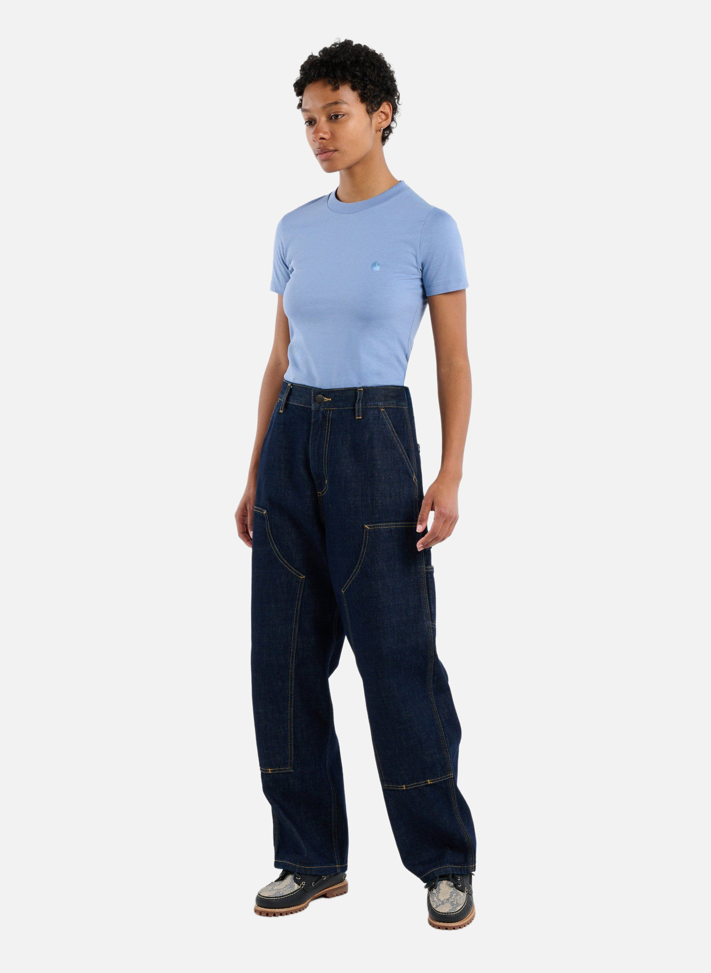 Jean w' brandon double knee pant CARHARTT WIP Bleu
