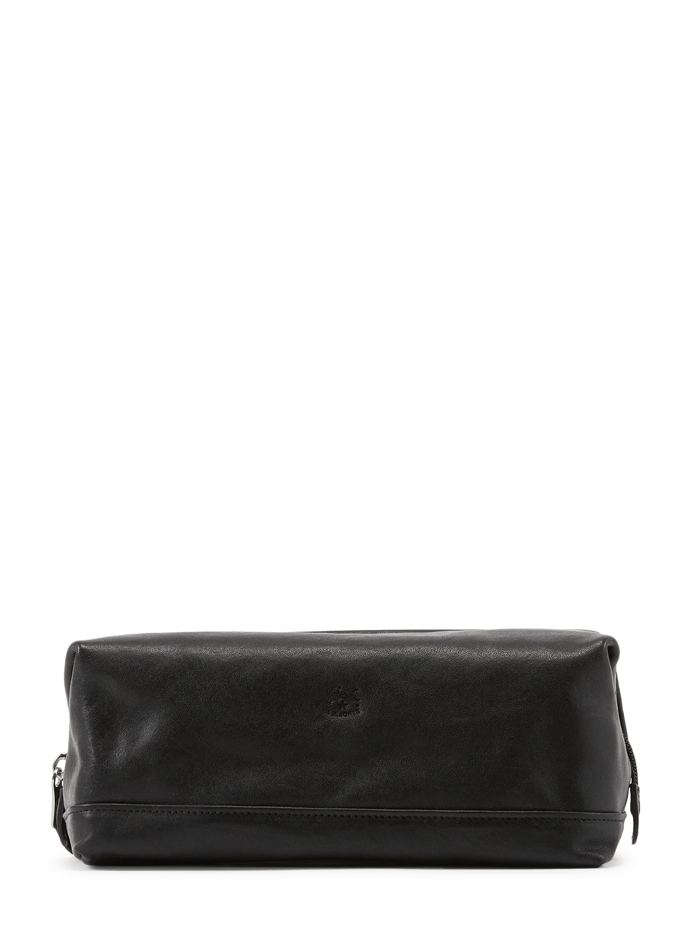Calf leather toiletry bag IL BISONTE Black