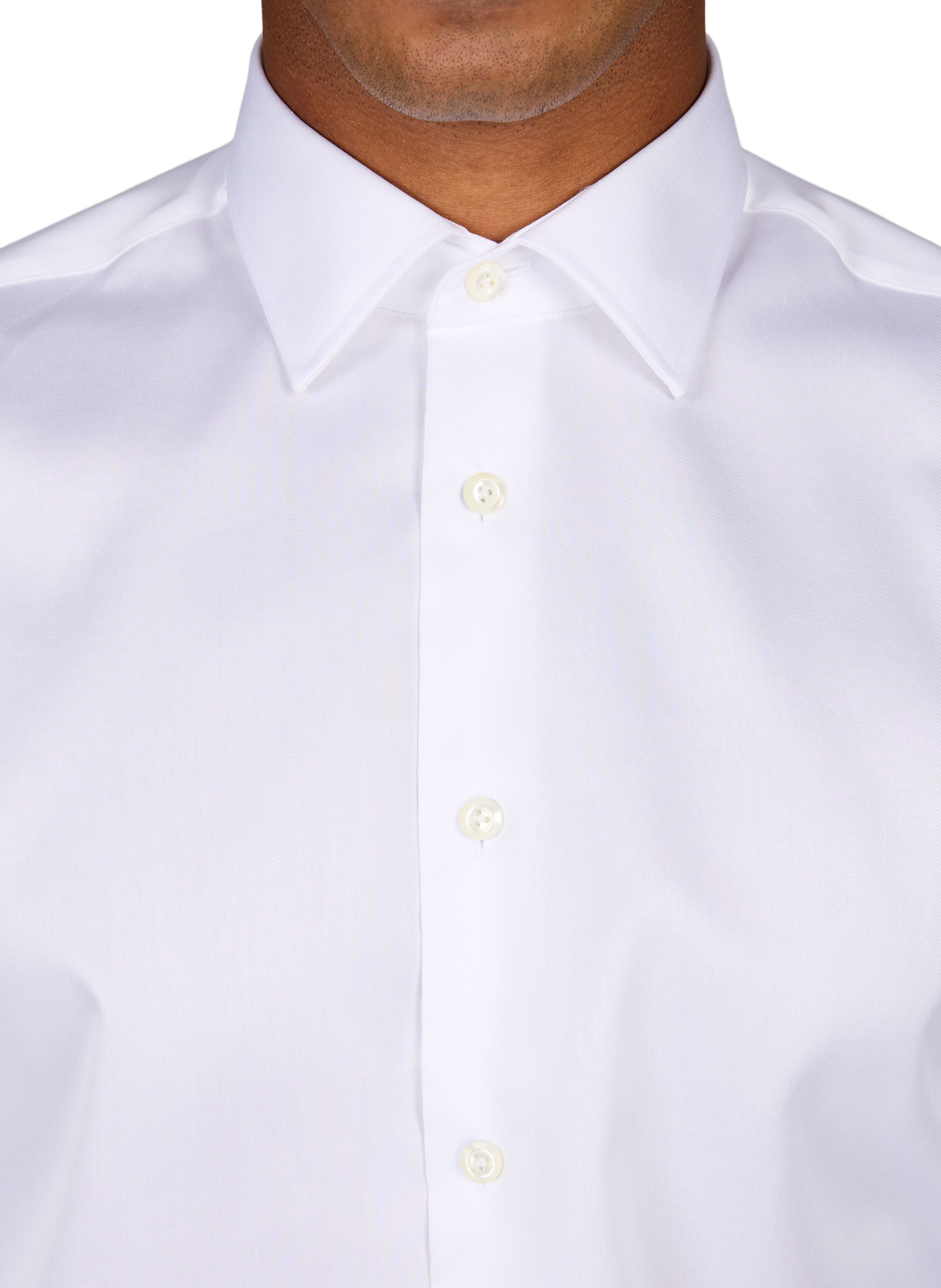 Chemise slim en coton VAN LAACK Blanc