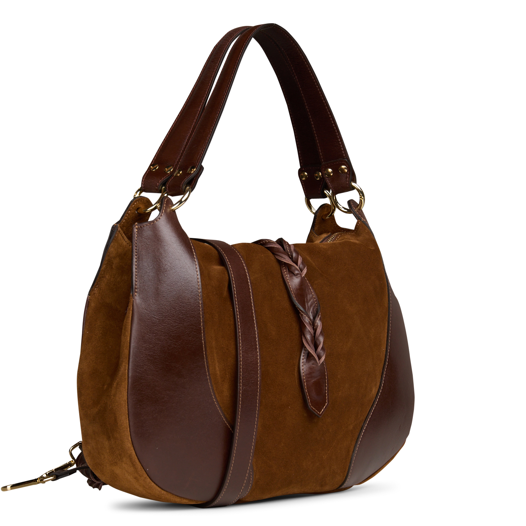 Sac porté épaule en cuir victor MAISON 123 Beige