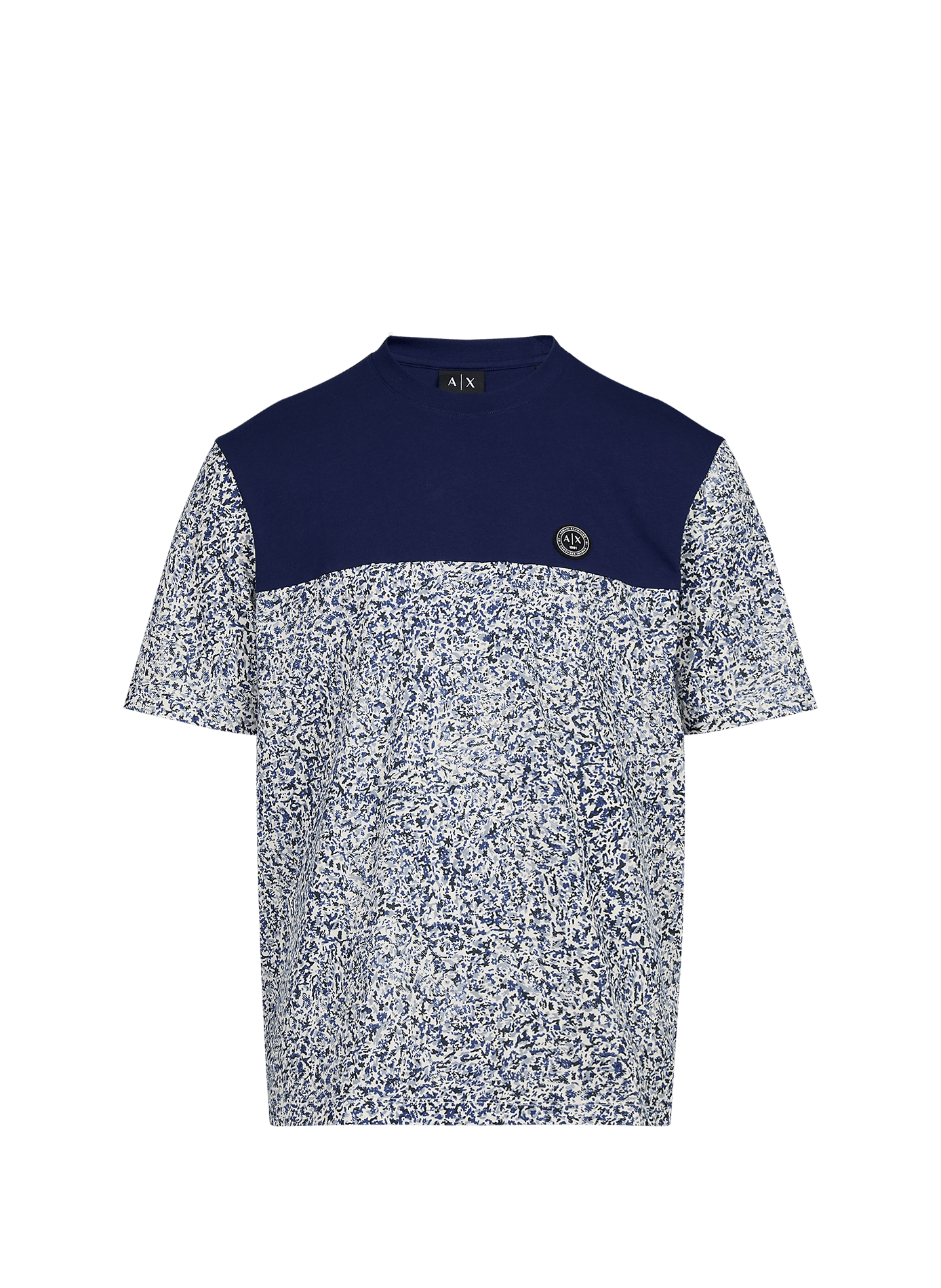 Bedrucktes Baumwoll-T-Shirt ARMANI EXCHANGE Mehrfarbig