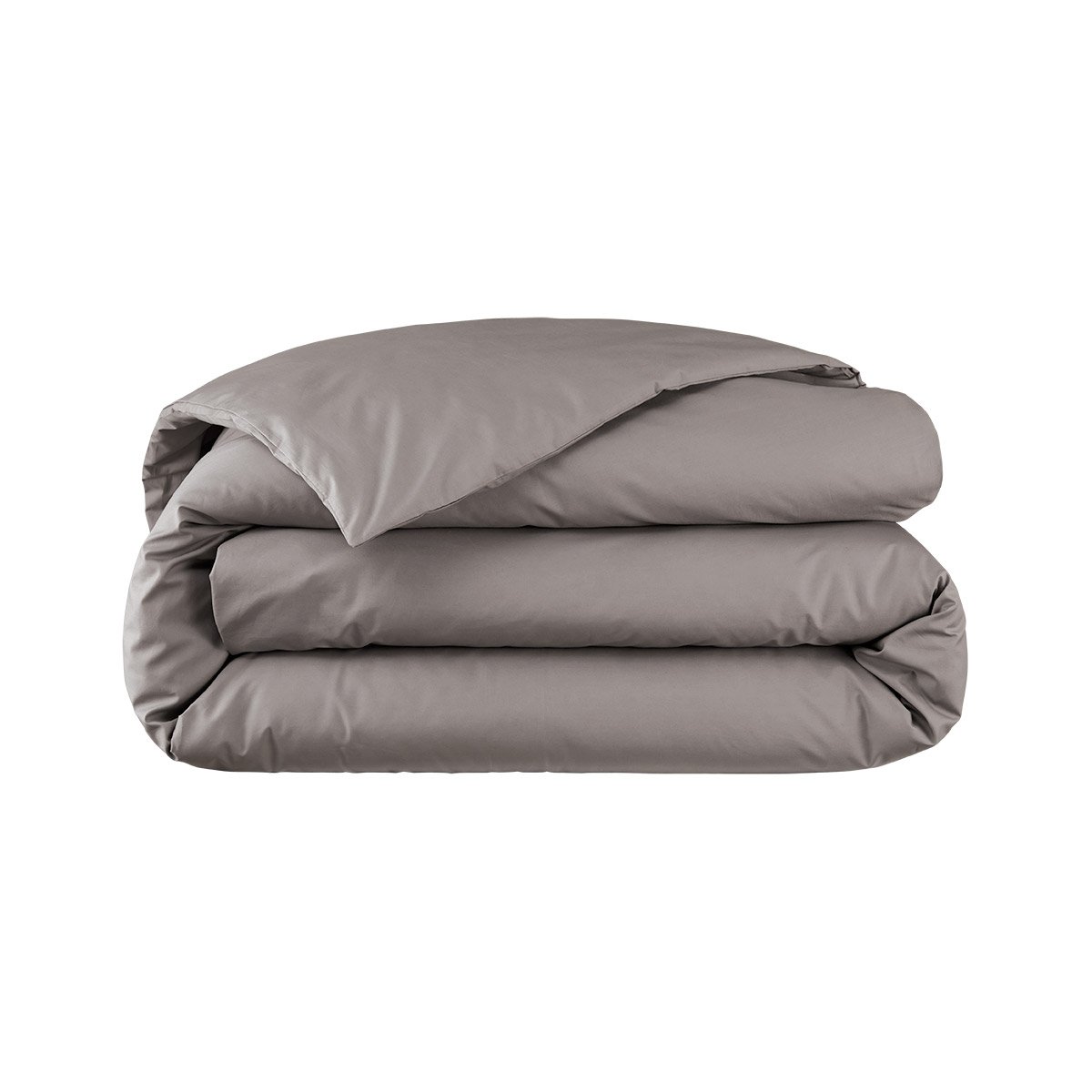 Housse de couette en percale de coton, alcove GrisDESFORGES