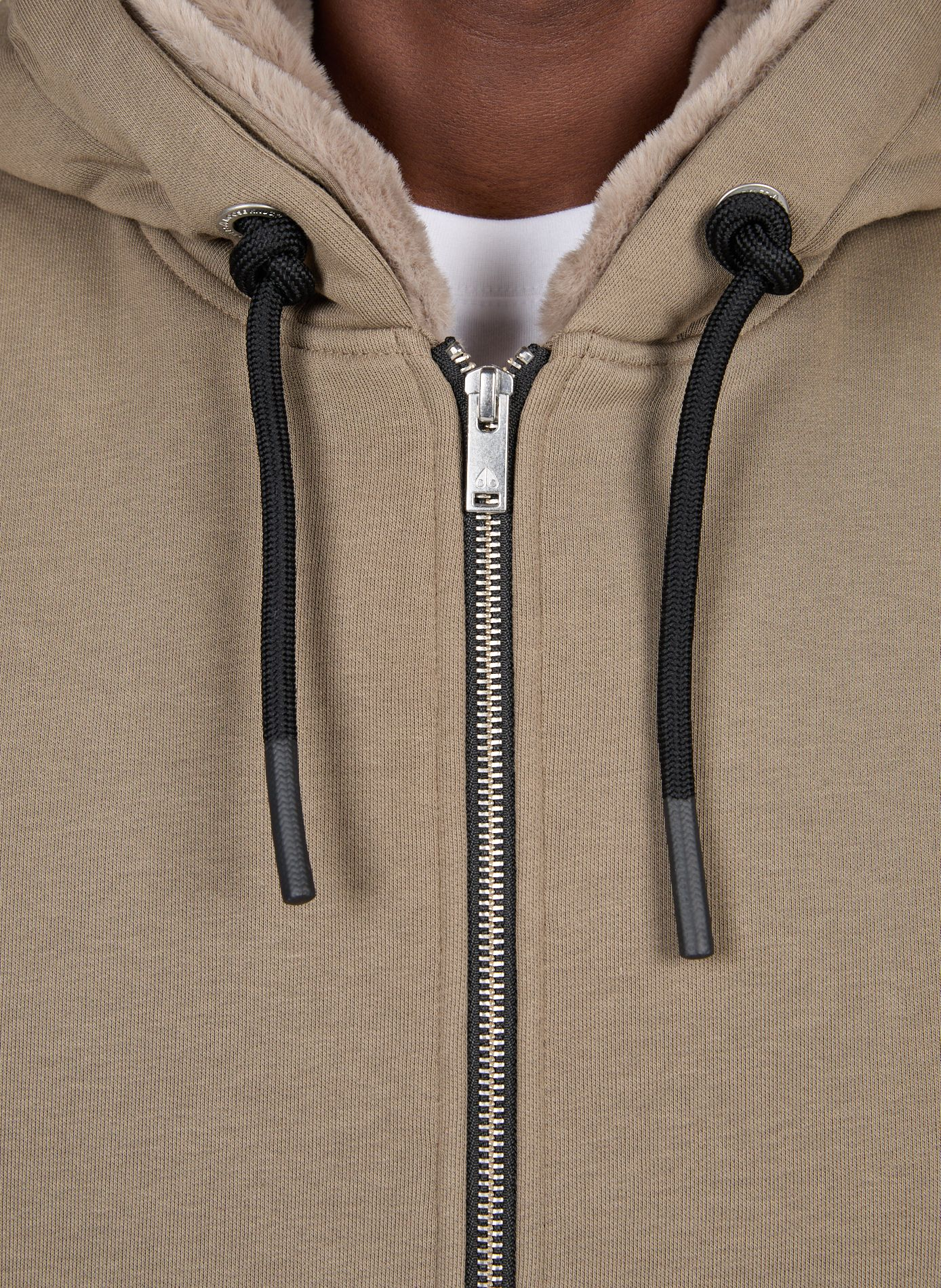 Reißverschluss-Hoodie MOOSE KNUCKLES Khaki