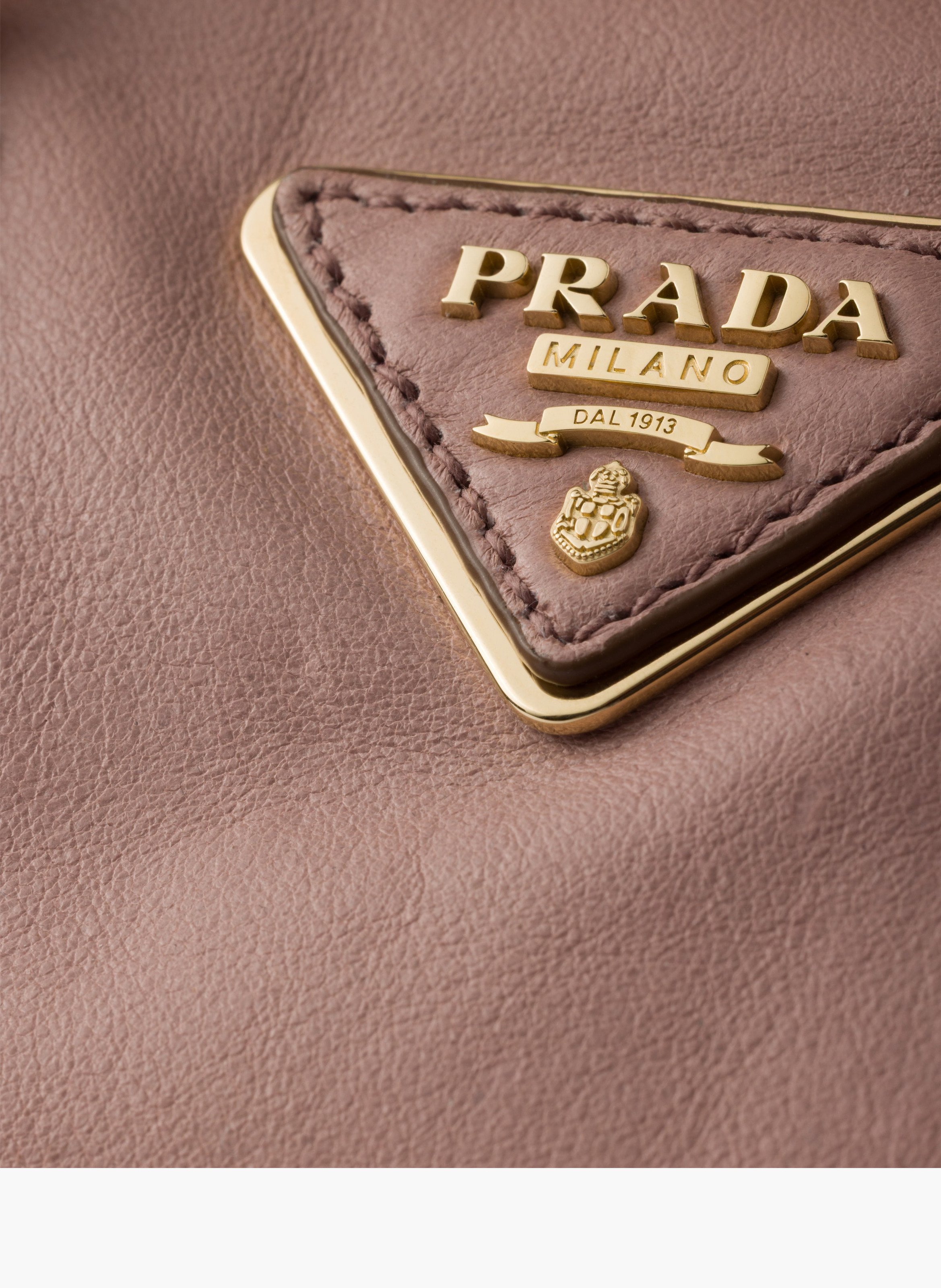 Petit sac à main prada evasion en cuir PRADA Rose
