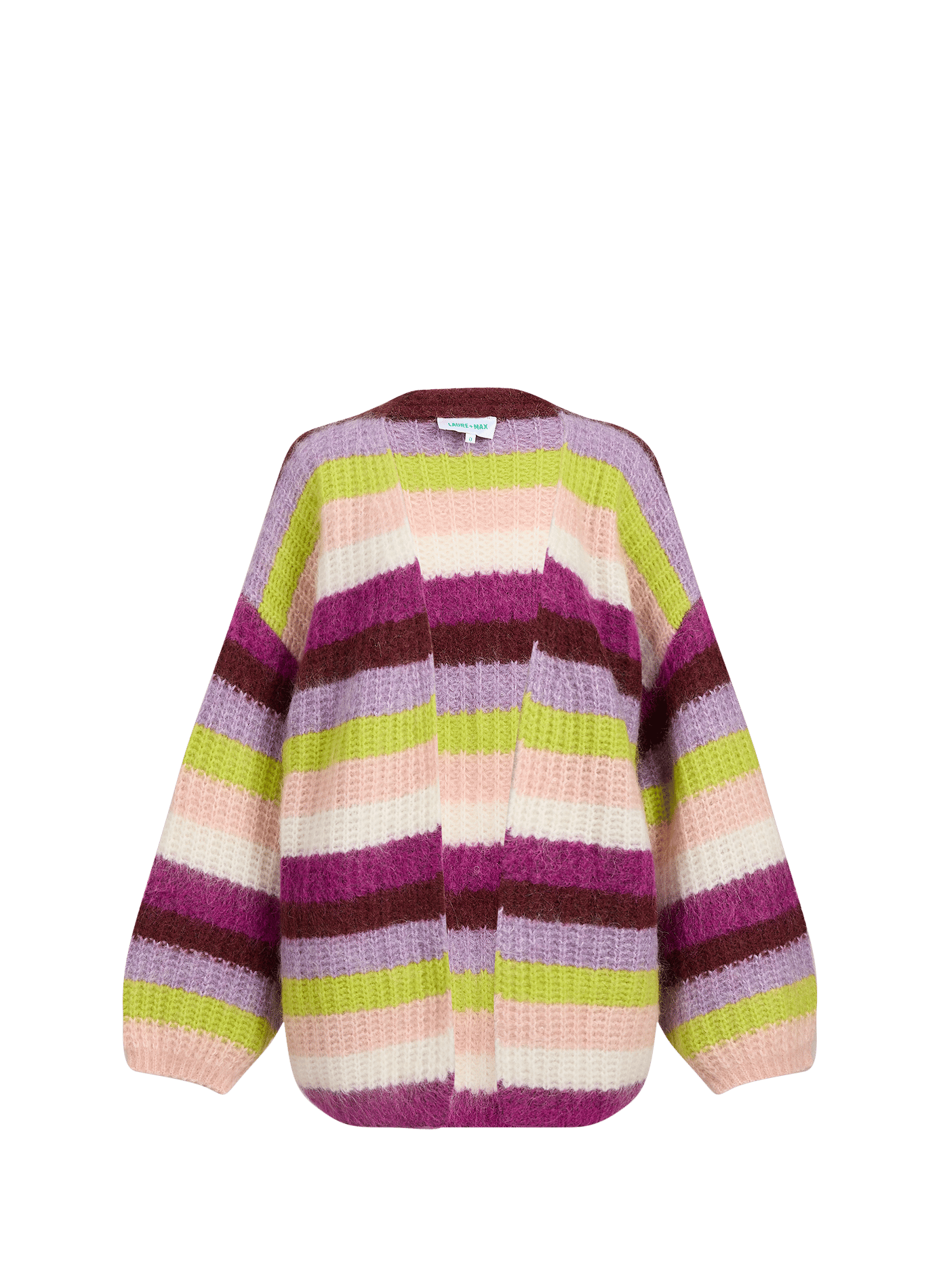 Oversized Lambert cardigan in a wool blend LAURE+MAX Multicolour