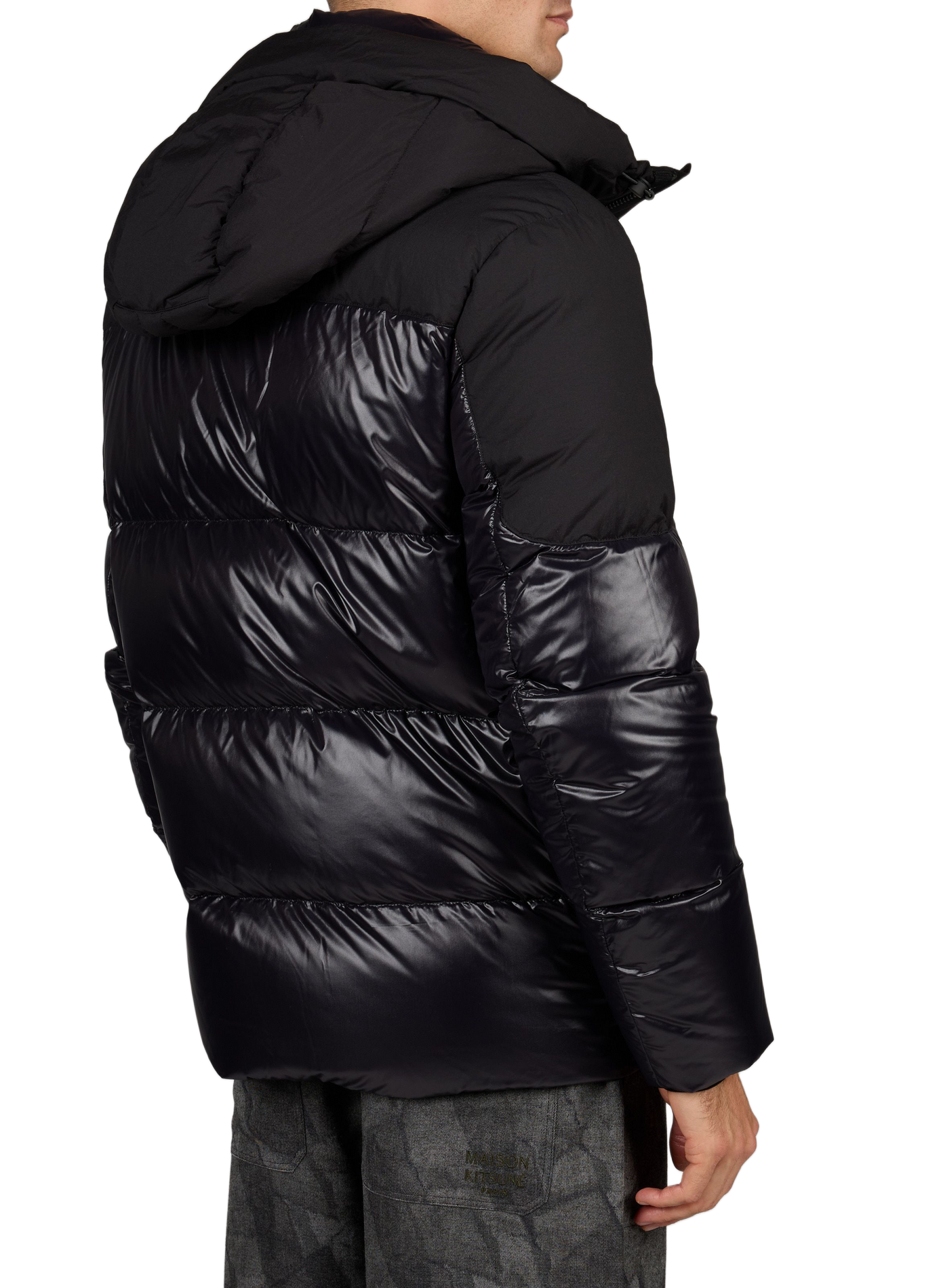 BRIAR 3Q hooded puffer jacket MOOSE KNUCKLES Black