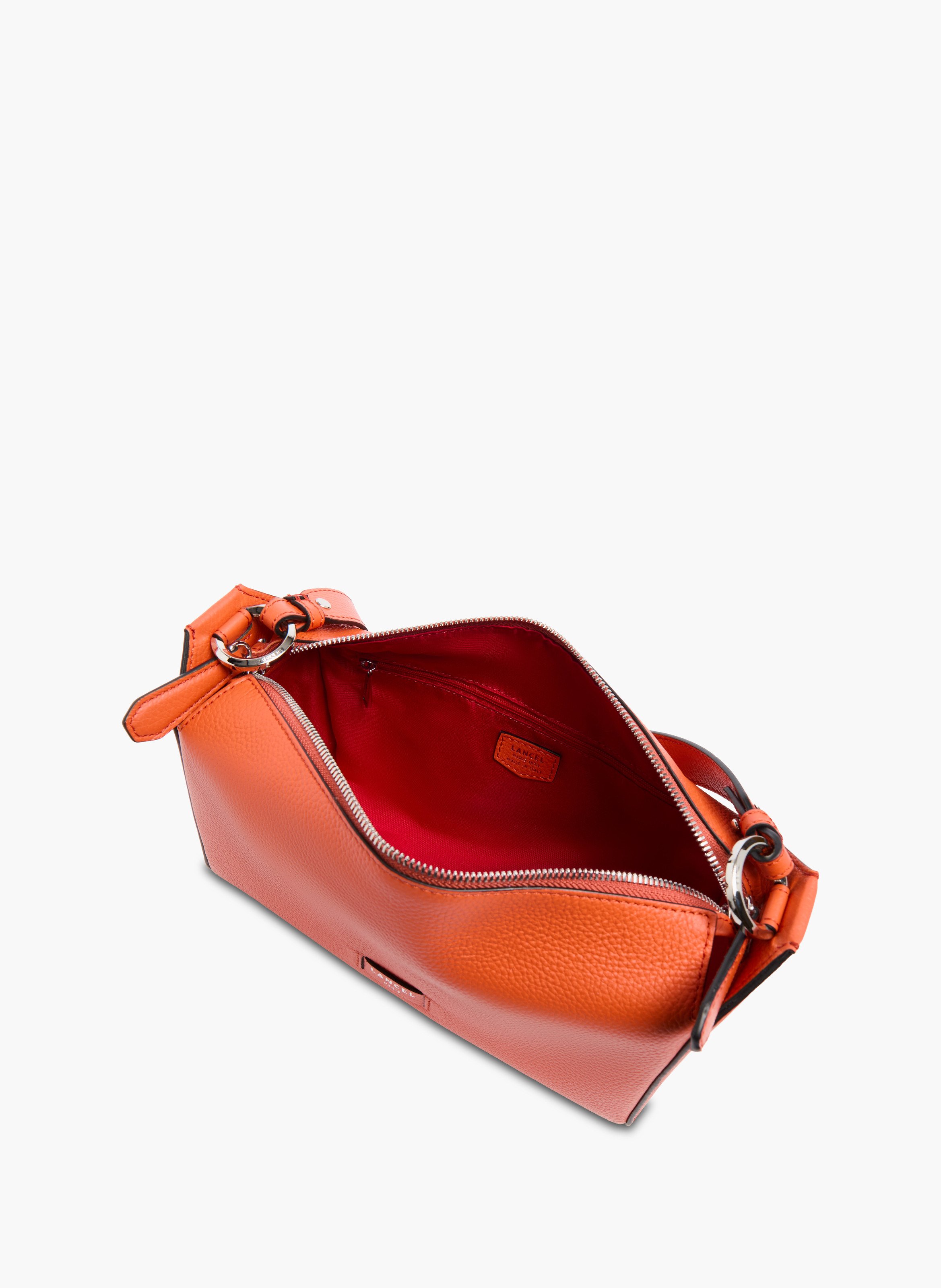 Sac hobo louison de lancel en cuir de vachette graine LANCEL Orange