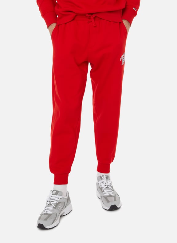 Red tommy hilfiger joggers Clearance