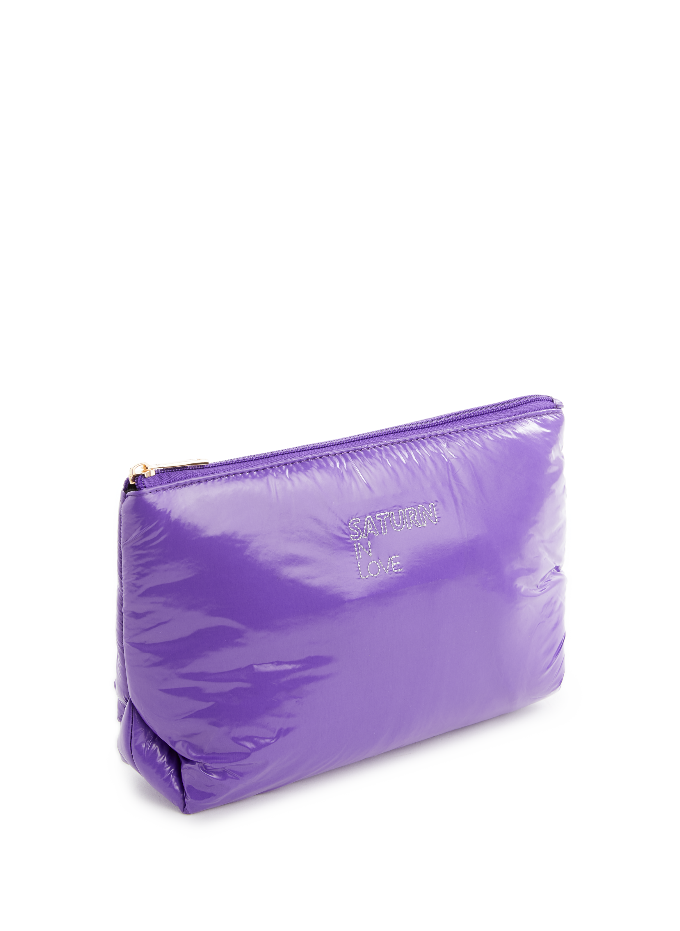Pochette en Nylon rembourré  Violet