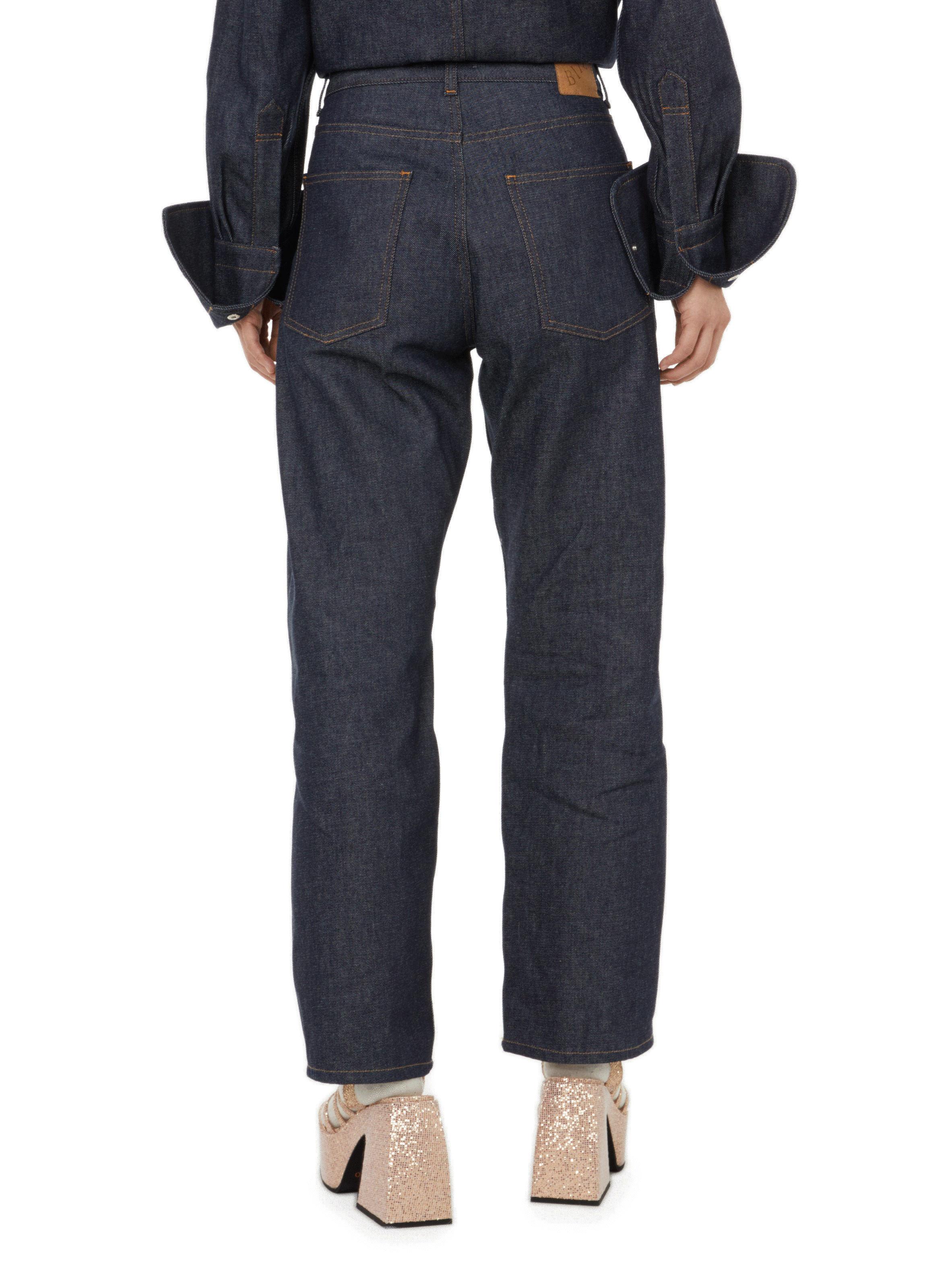 Jean droit en coton organique  BITE STUDIOS Bleu