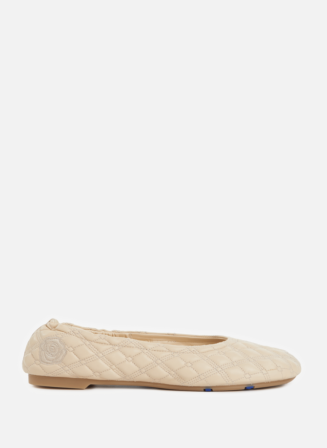 Leather ballet flats BURBERRY