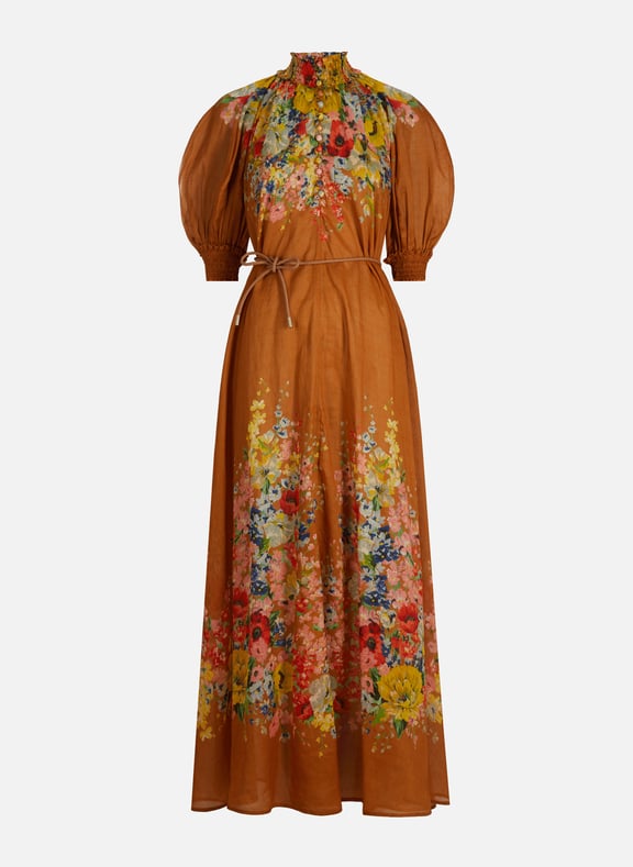 Printed ramie maxi dress  ZIMMERMANN Printed ramie maxi dress  ZIMMERMANN