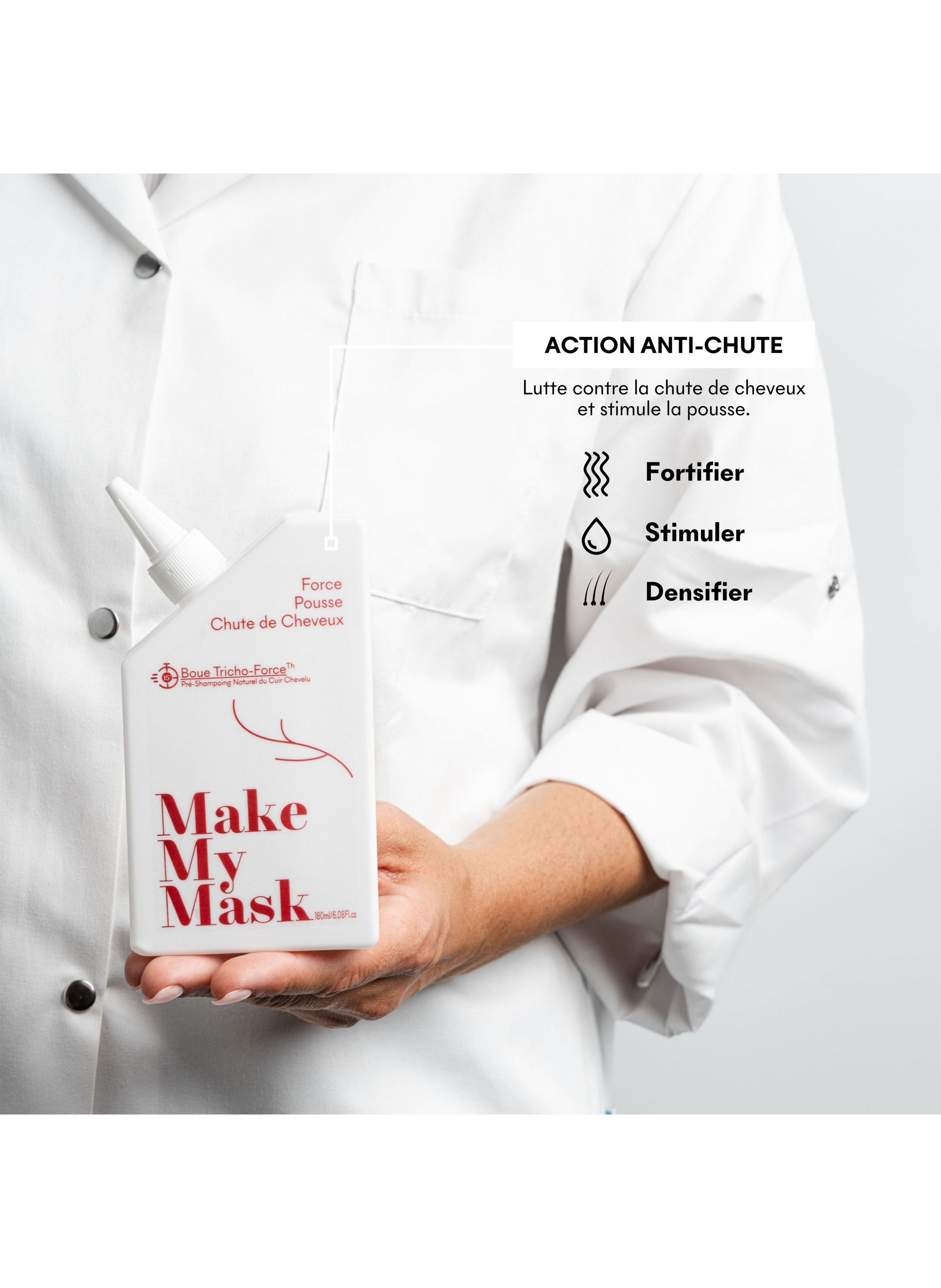 Boue Tricho-Force - Antichute MAKE MY MASK No color