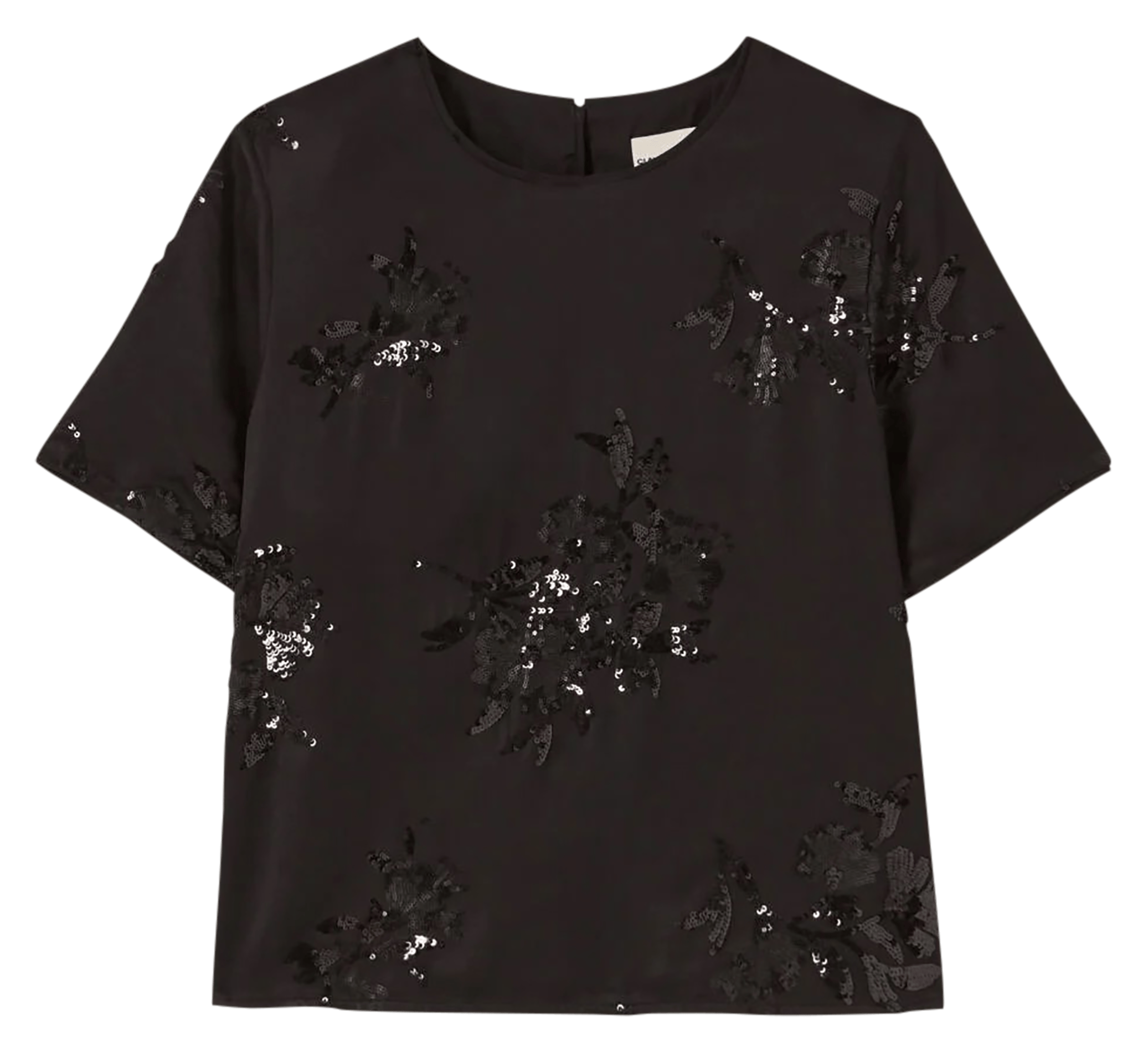 Top droit col rond CLAUDIE PIERLOT Noir
