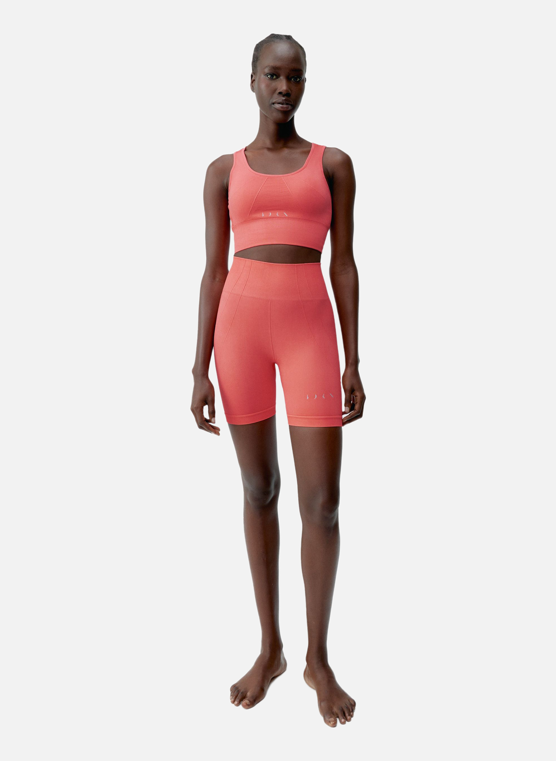 Short moulant de sport seamless urdhva BORN LIVING YOGA Rose