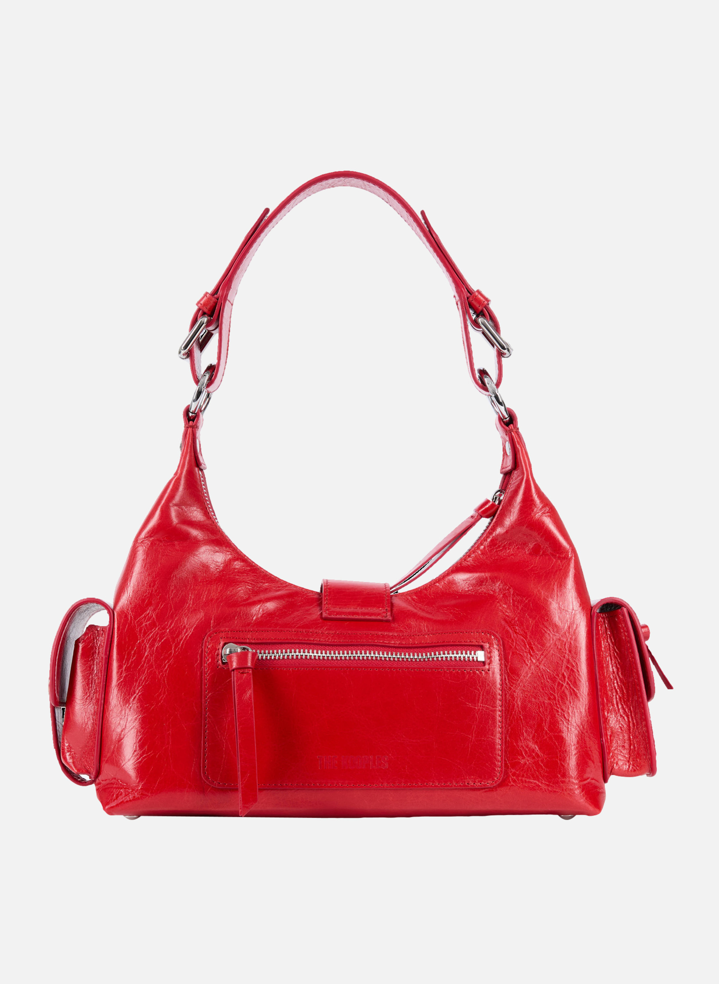 Sac amelia en cuir craquelé THE KOOPLES Rouge