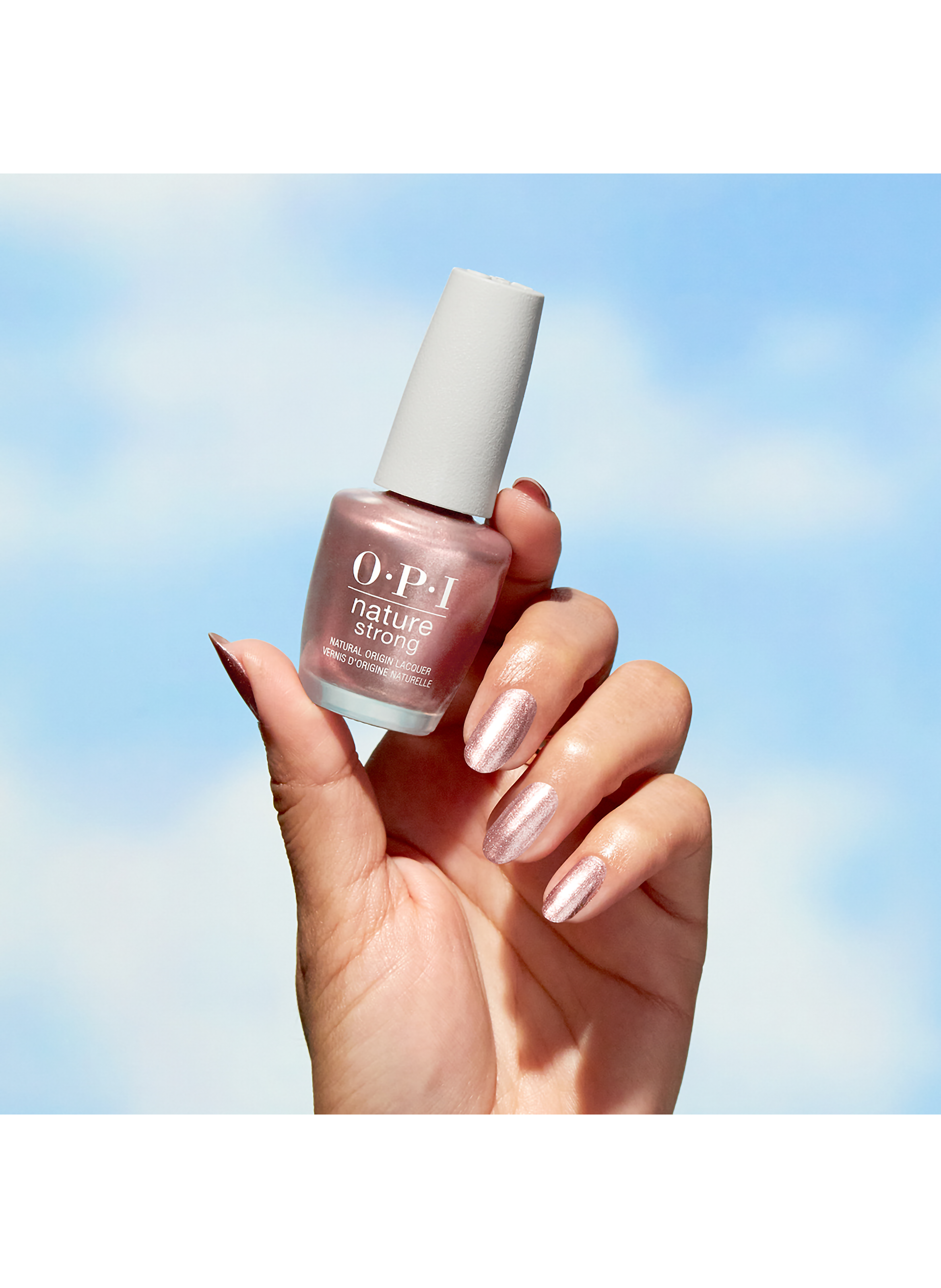 Intentions are Rose Gold - Nature Strong - Vegan Nail Polish OPI Doré
