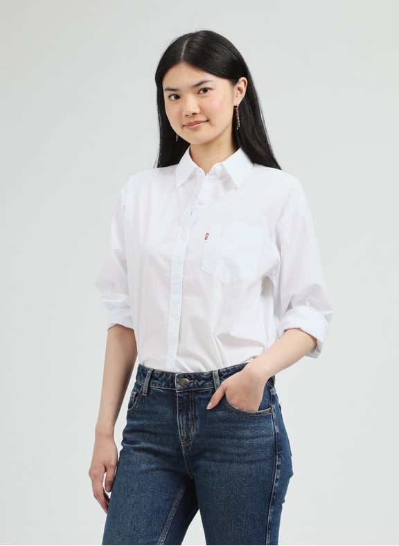Chemise Halie Boyfriend Blanc by LEVI'S LEVI'S Chemise Halie Boyfriend Blanc