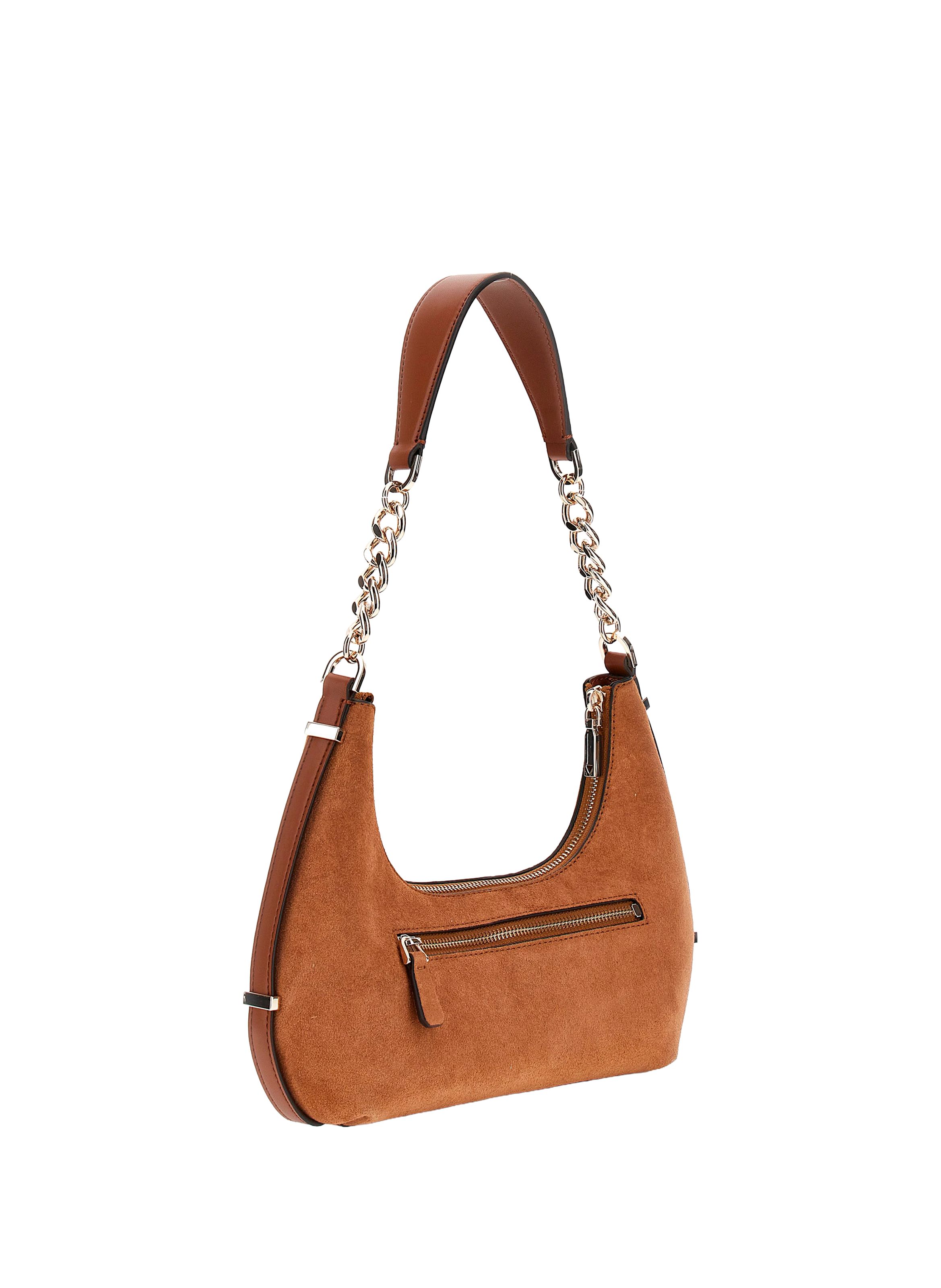 Leather shoulder bag GUESS Multicolour