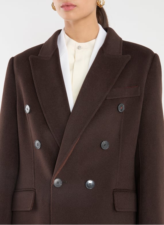 Manteau long en laine et cachemire | Marron by VICTORIA BECKHAM Manteau long en laine et cachemire Marron