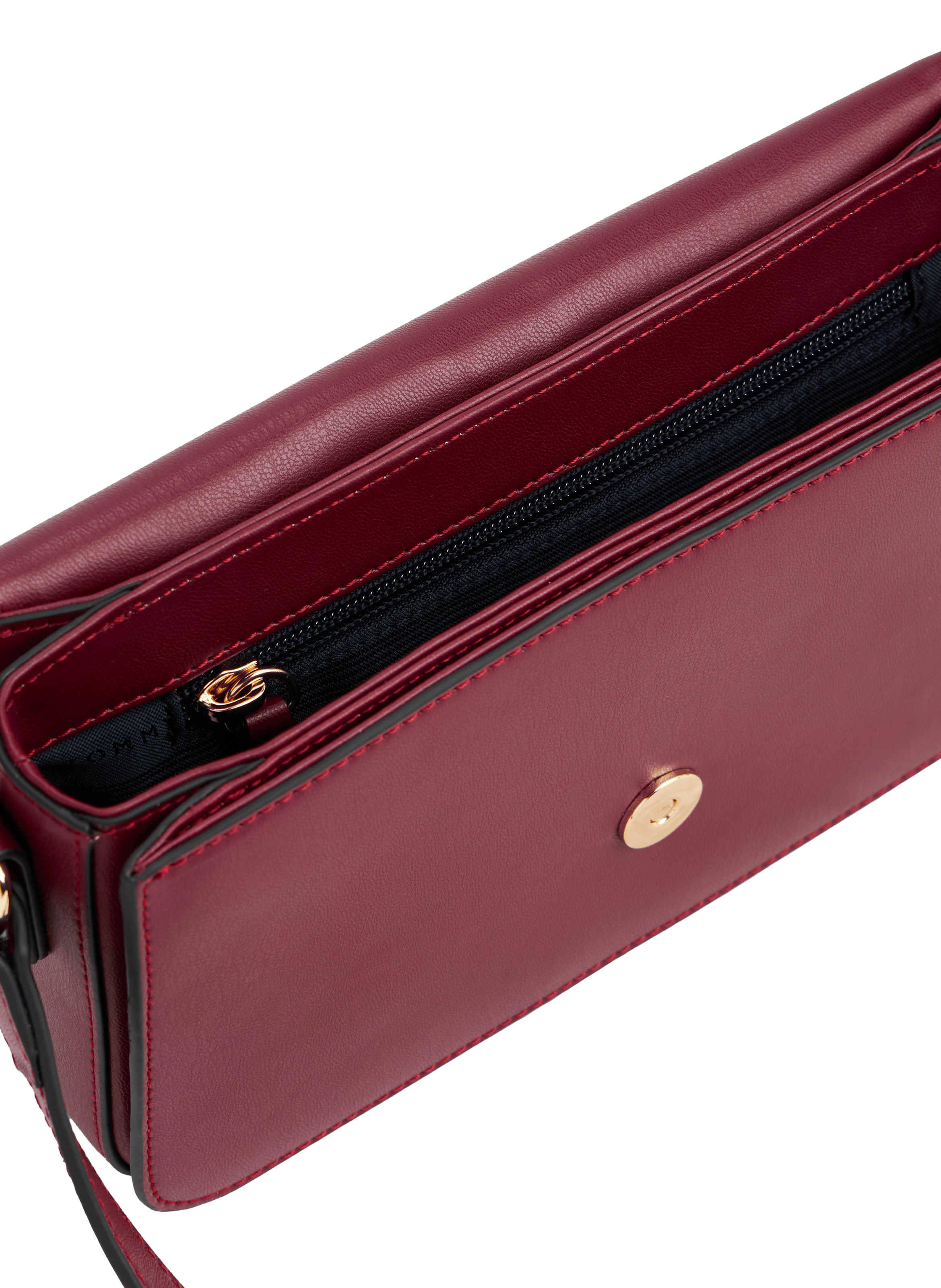 Sac bandoulière à rabat  TOMMY HILFIGER Rouge