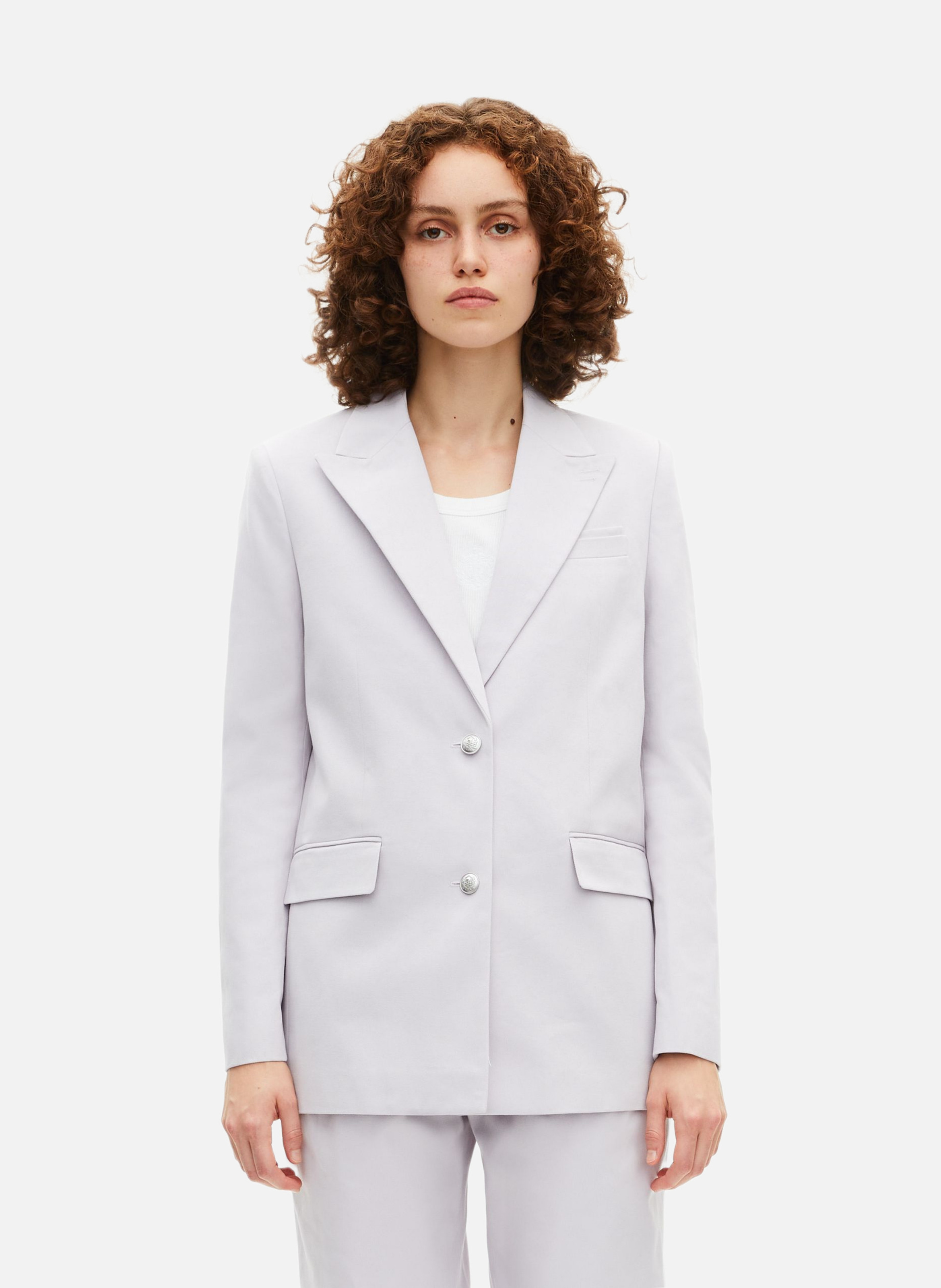 Veste de tailleur droite THE KOOPLES Violet