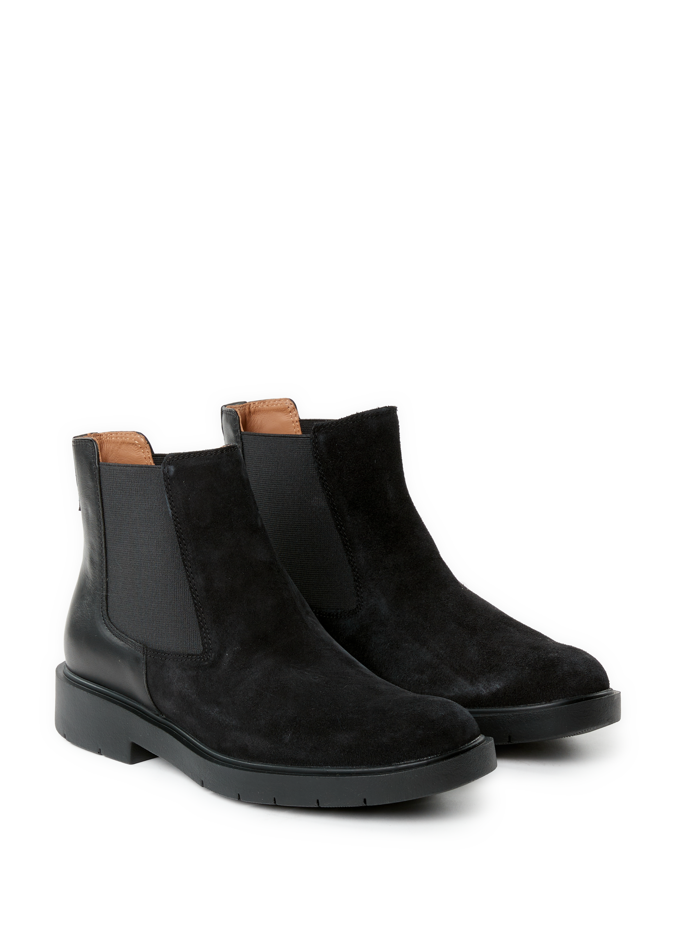Spherica leather ankle boots GEOX Black