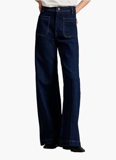 Pantalon bleu marine RETRO | Sophie et Lucie Pantalon bleu marine RETRO | Sophie et Lucie