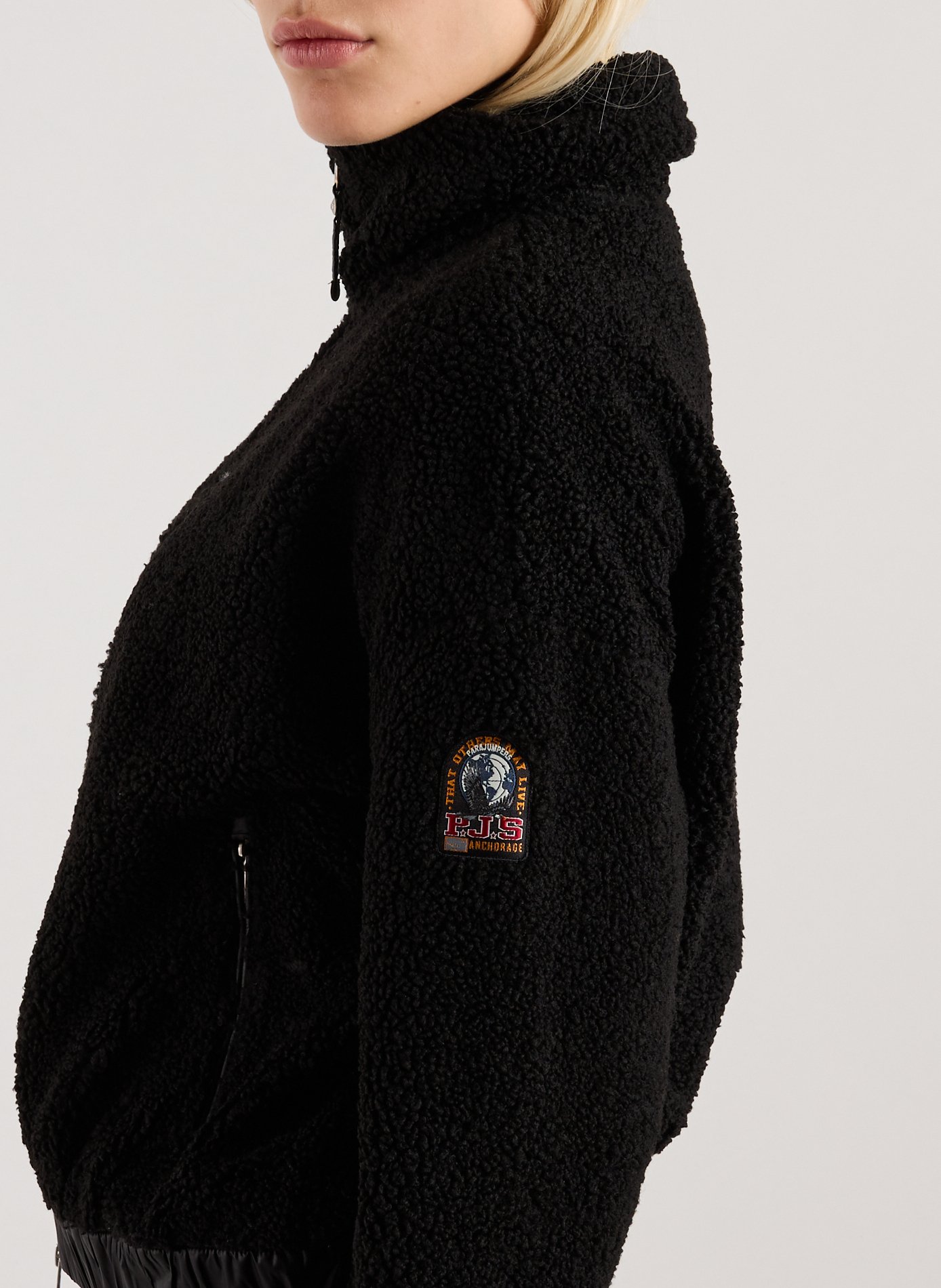 Sori polar fleece zip-up sweatshirt PARAJUMPERS Black