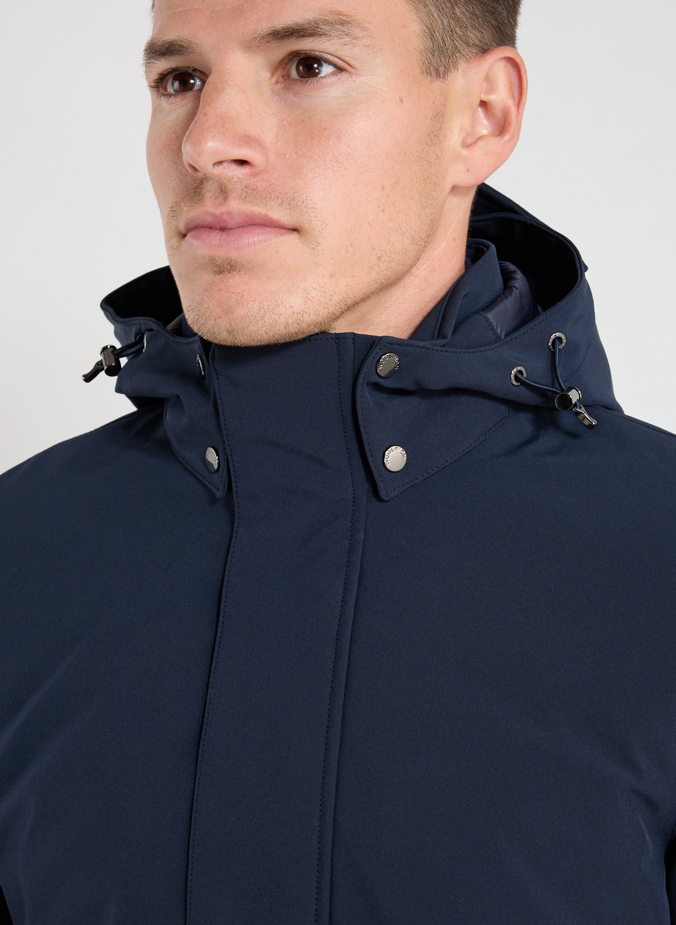Mid-length jacket WOOLRICH Blue