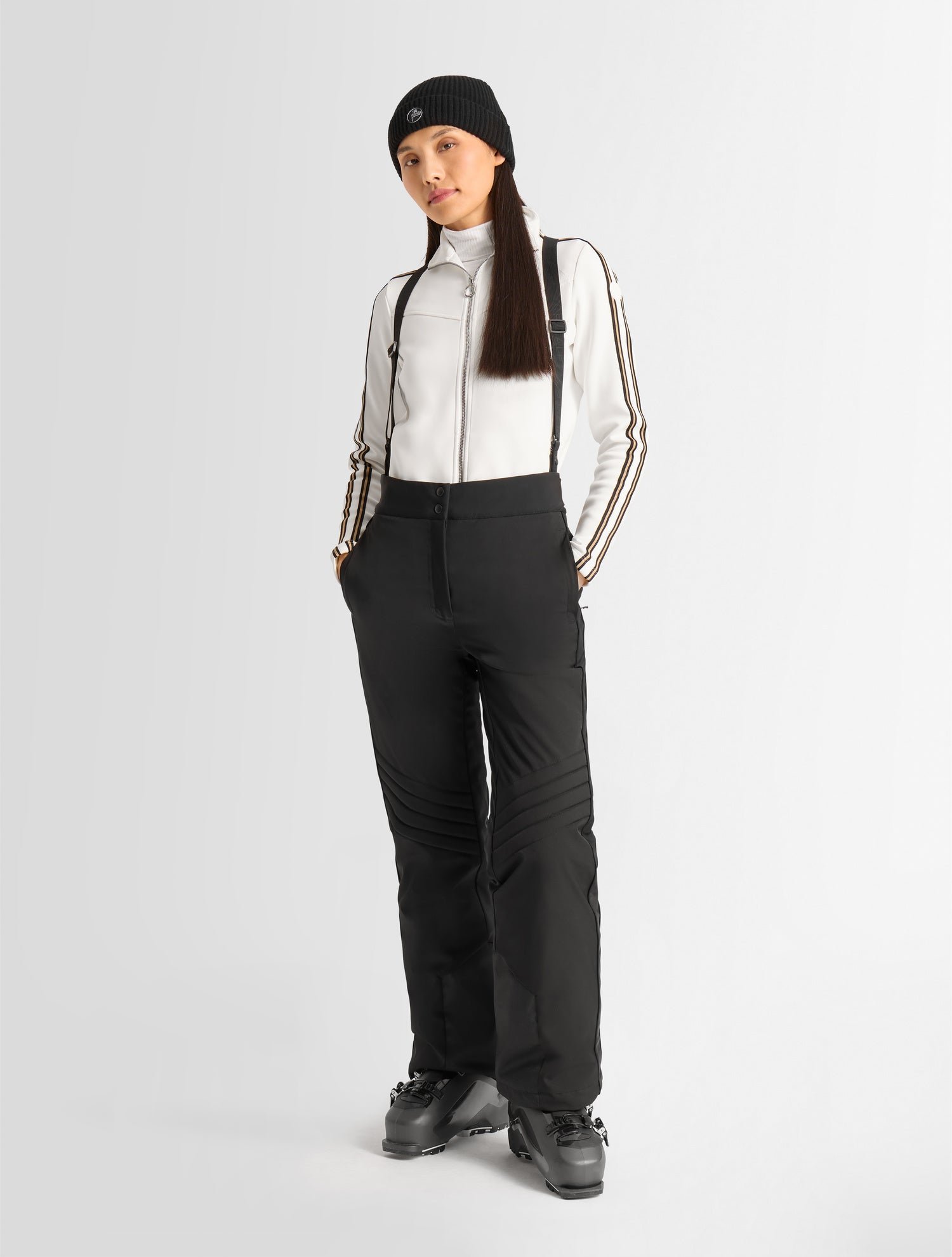 Pantalon de ski nolaï coupe regular FUSALP Noir