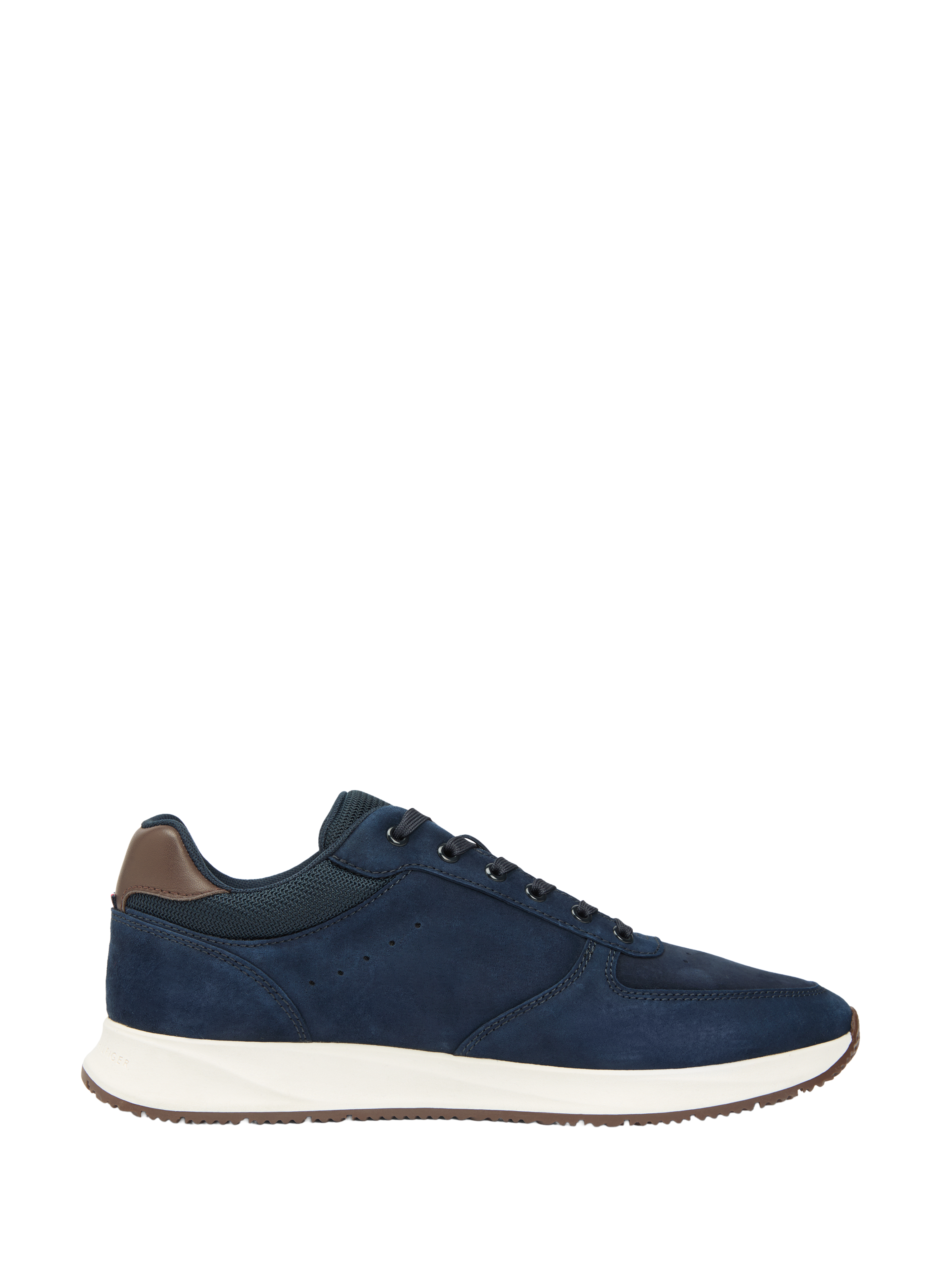 Basket en cuir suede TOMMY HILFIGER Bleu