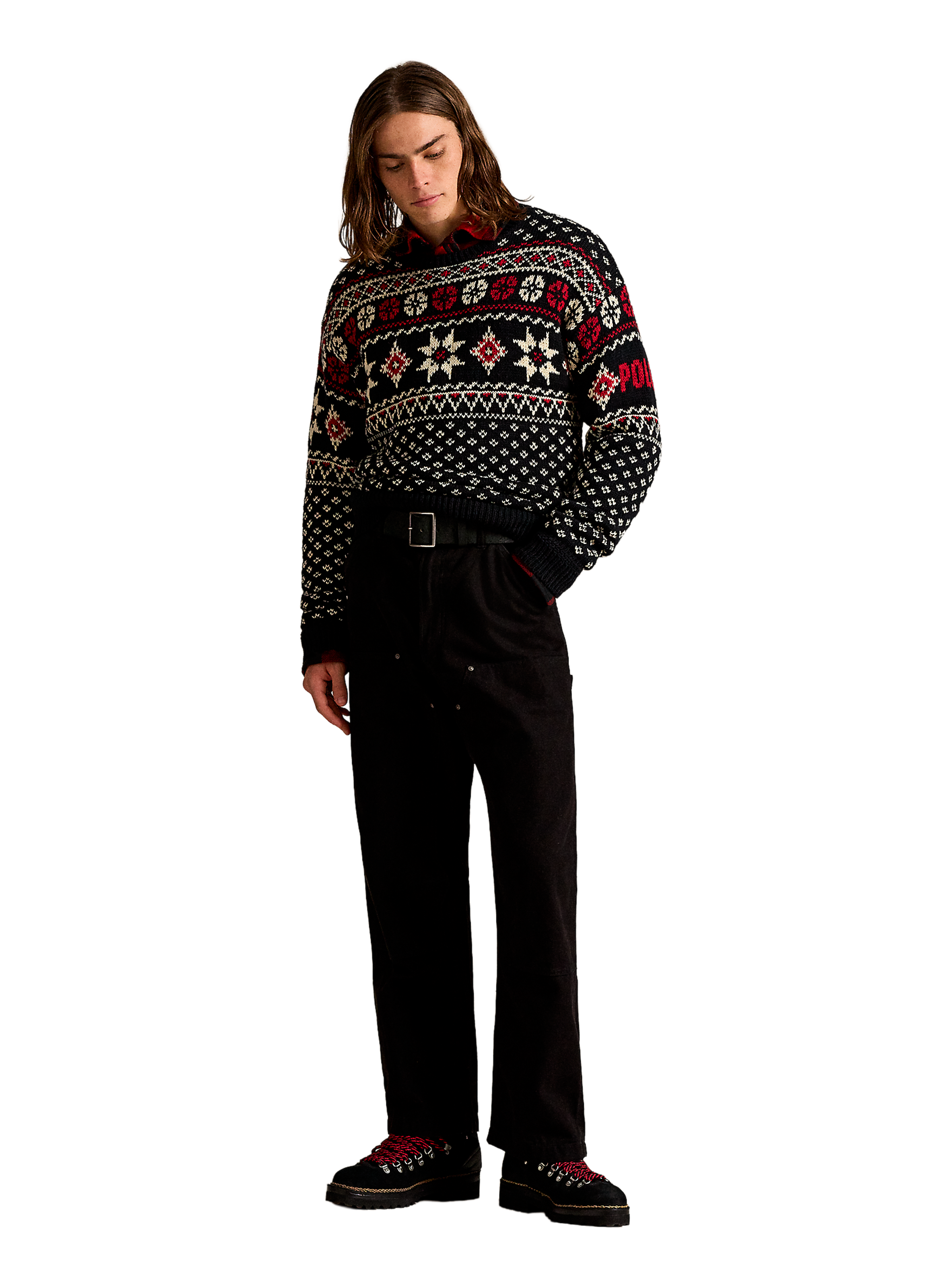 Pull à motif POLO RALPH LAUREN Noir