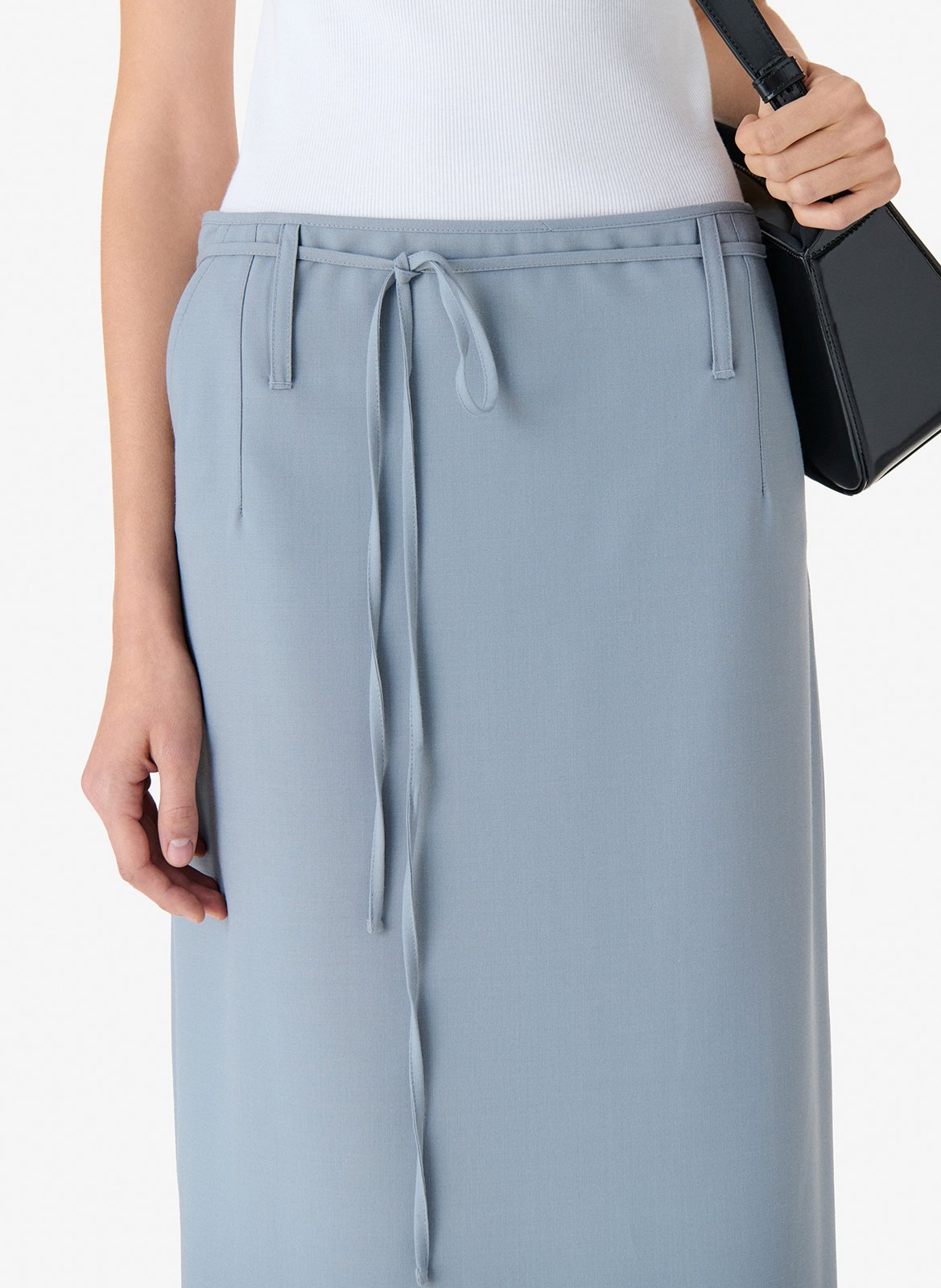 Jupe longue arline IRO Gris