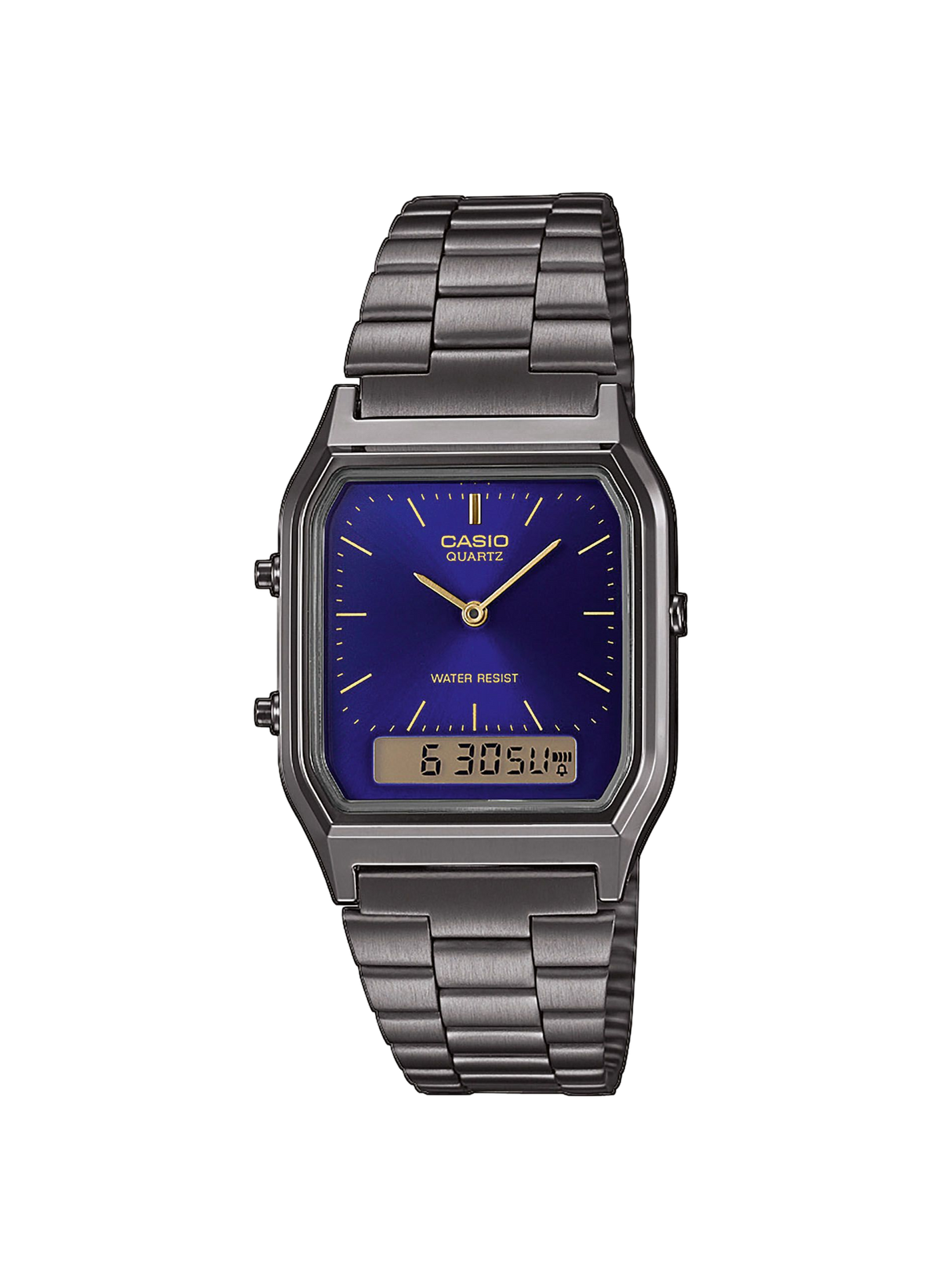 Montre Casio Vintage en acier inoxydable CASIO Gris