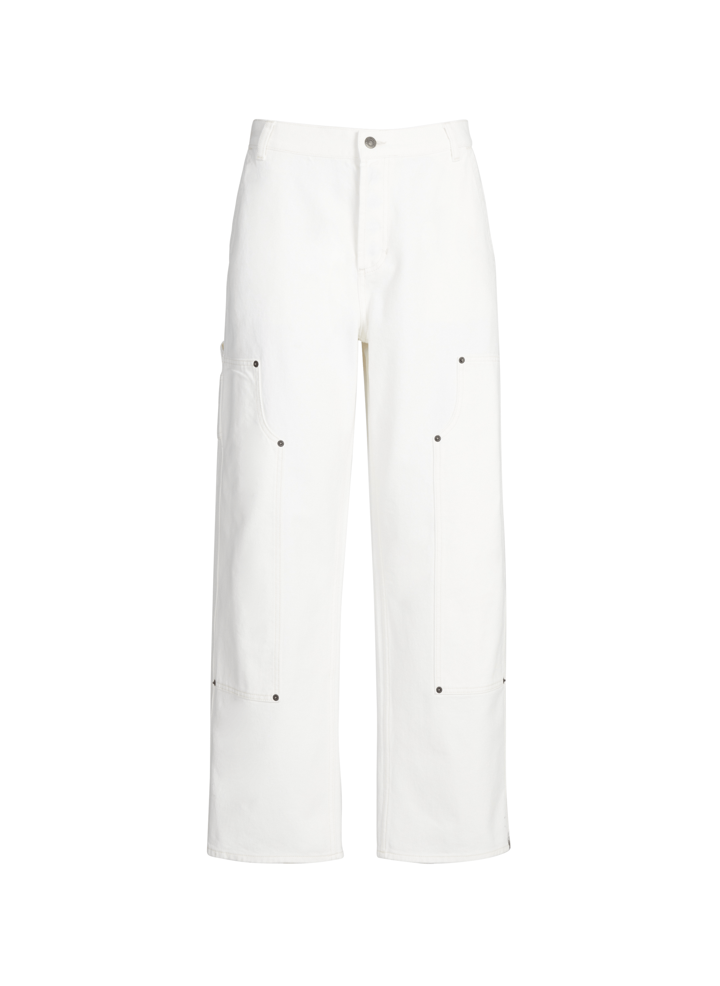 Jeans Tssimone mit mittelhoher Taille aus Baumwolle. TOPSHOP Beige