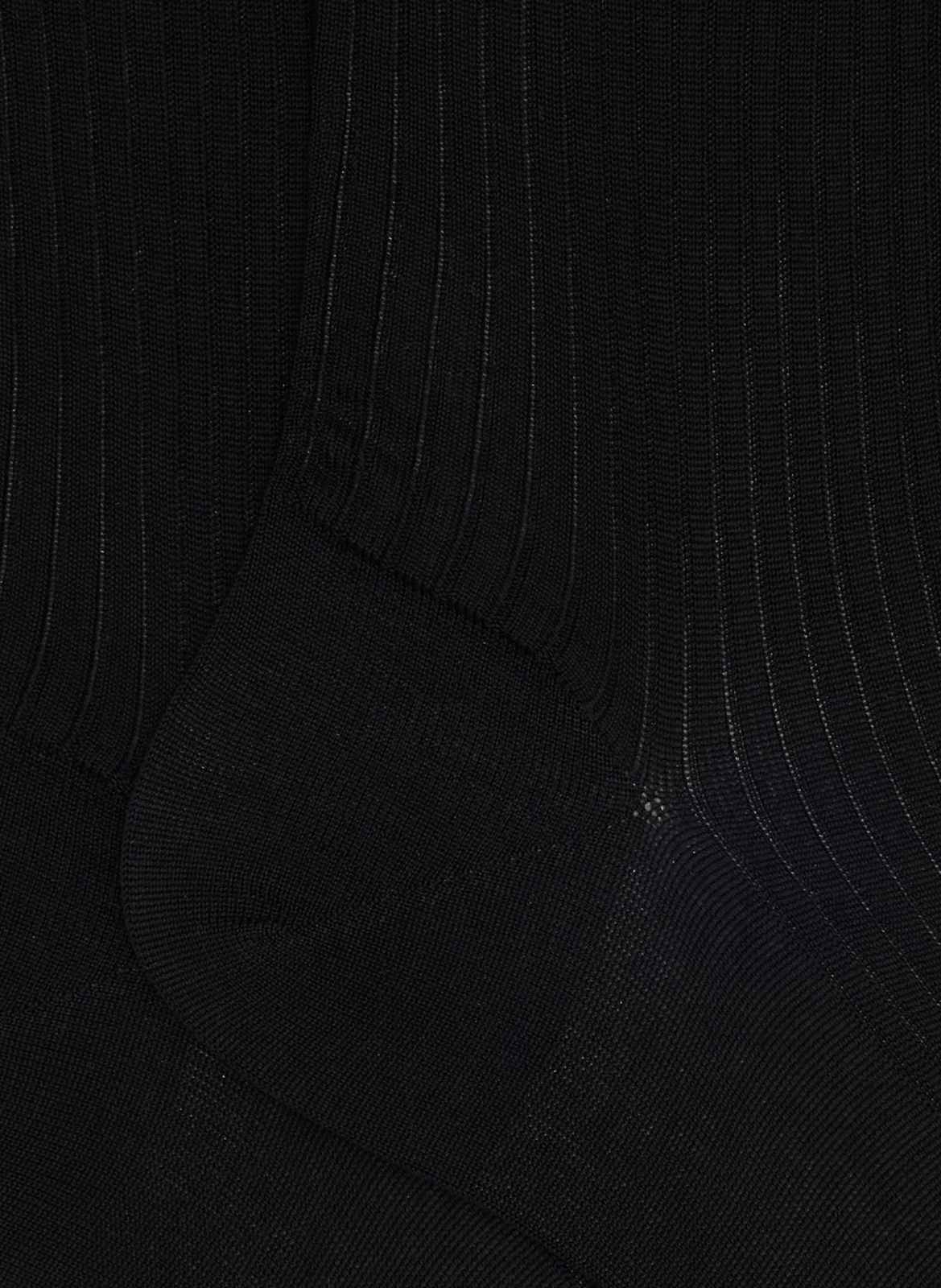 Chaussettes côtelées en coton DORÉ DORÉ Noir