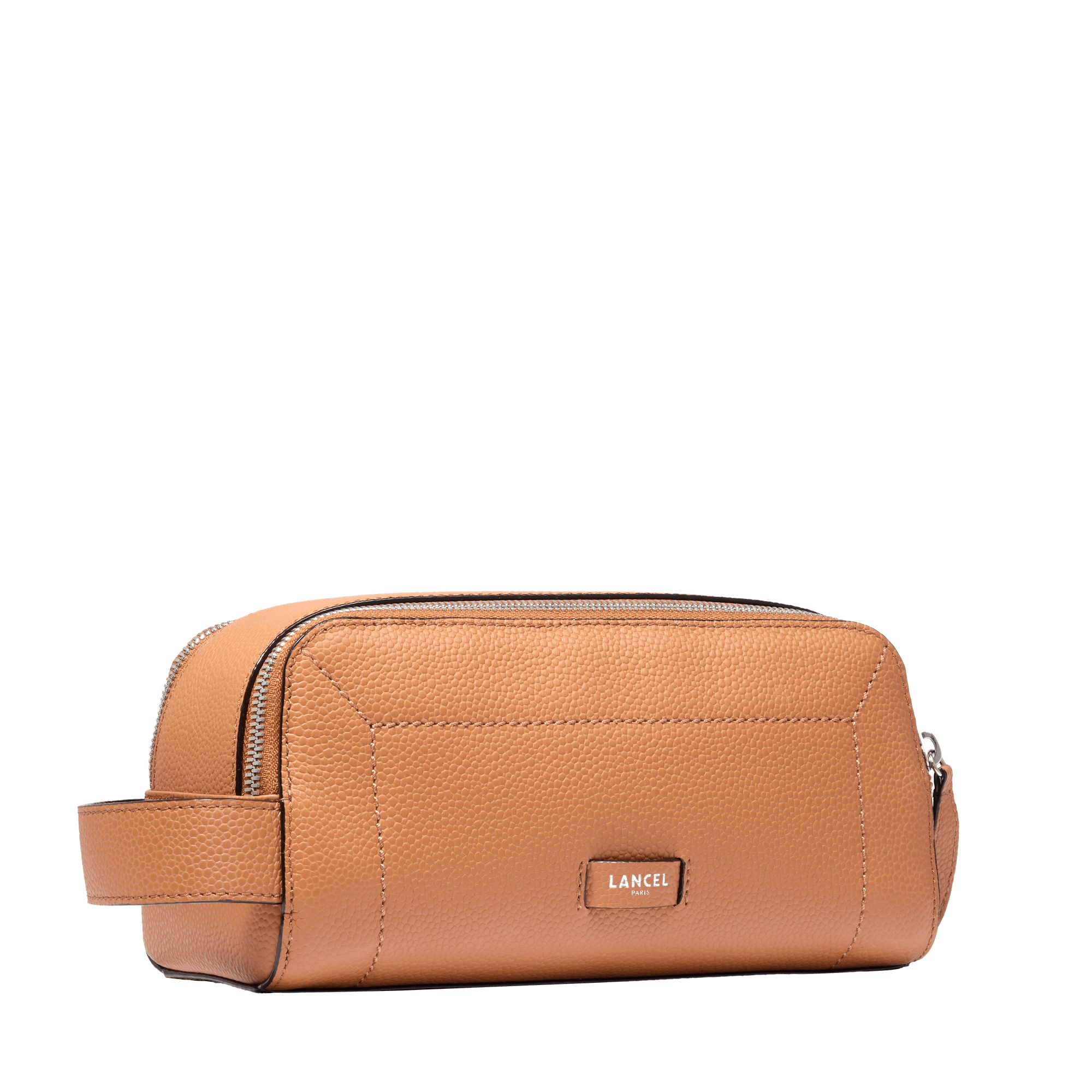 Toiletry pouch ninon by lancel in leather LANCEL Brown